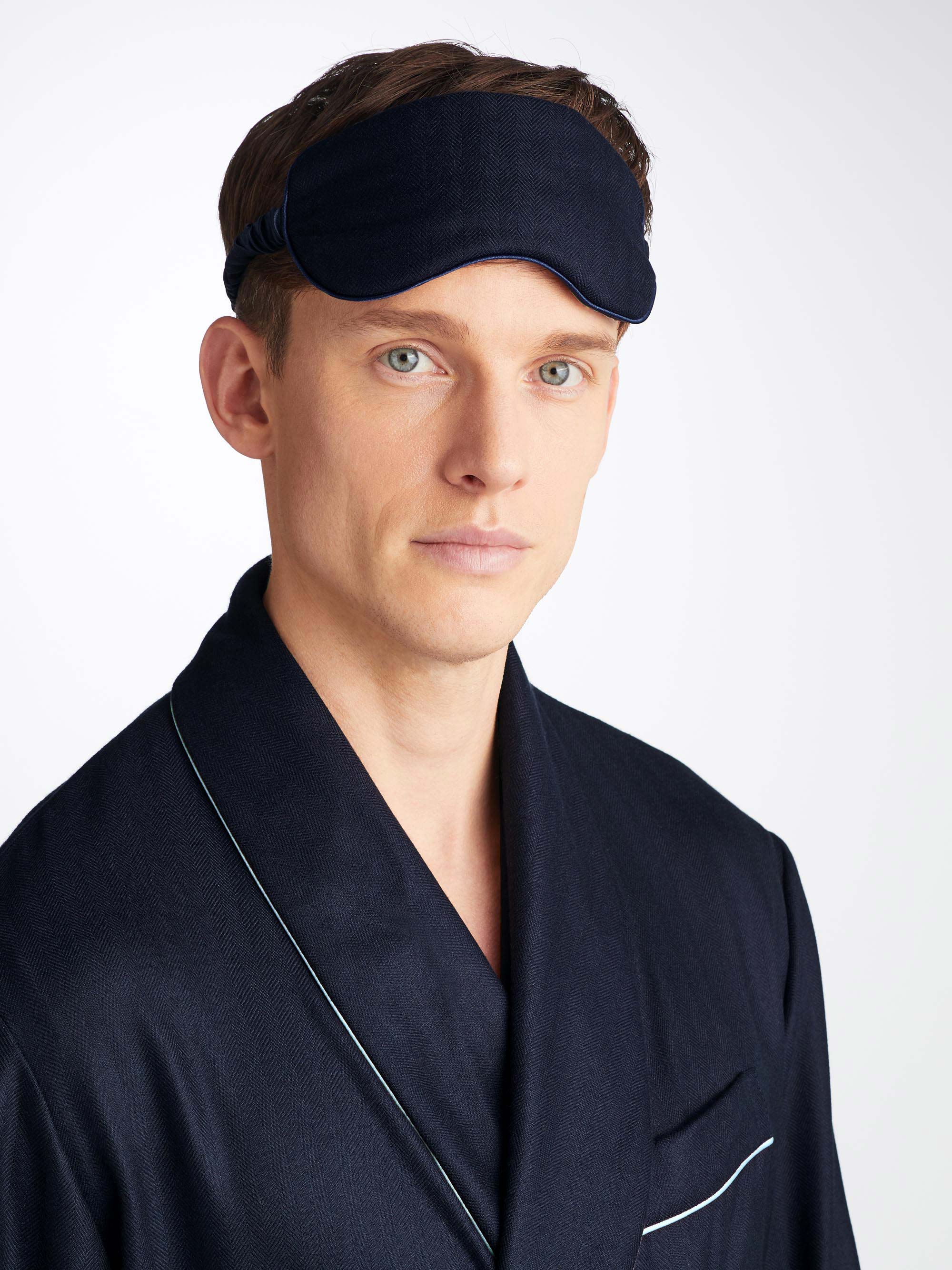 Eye Mask Duke Cashmere Navy - Image 3