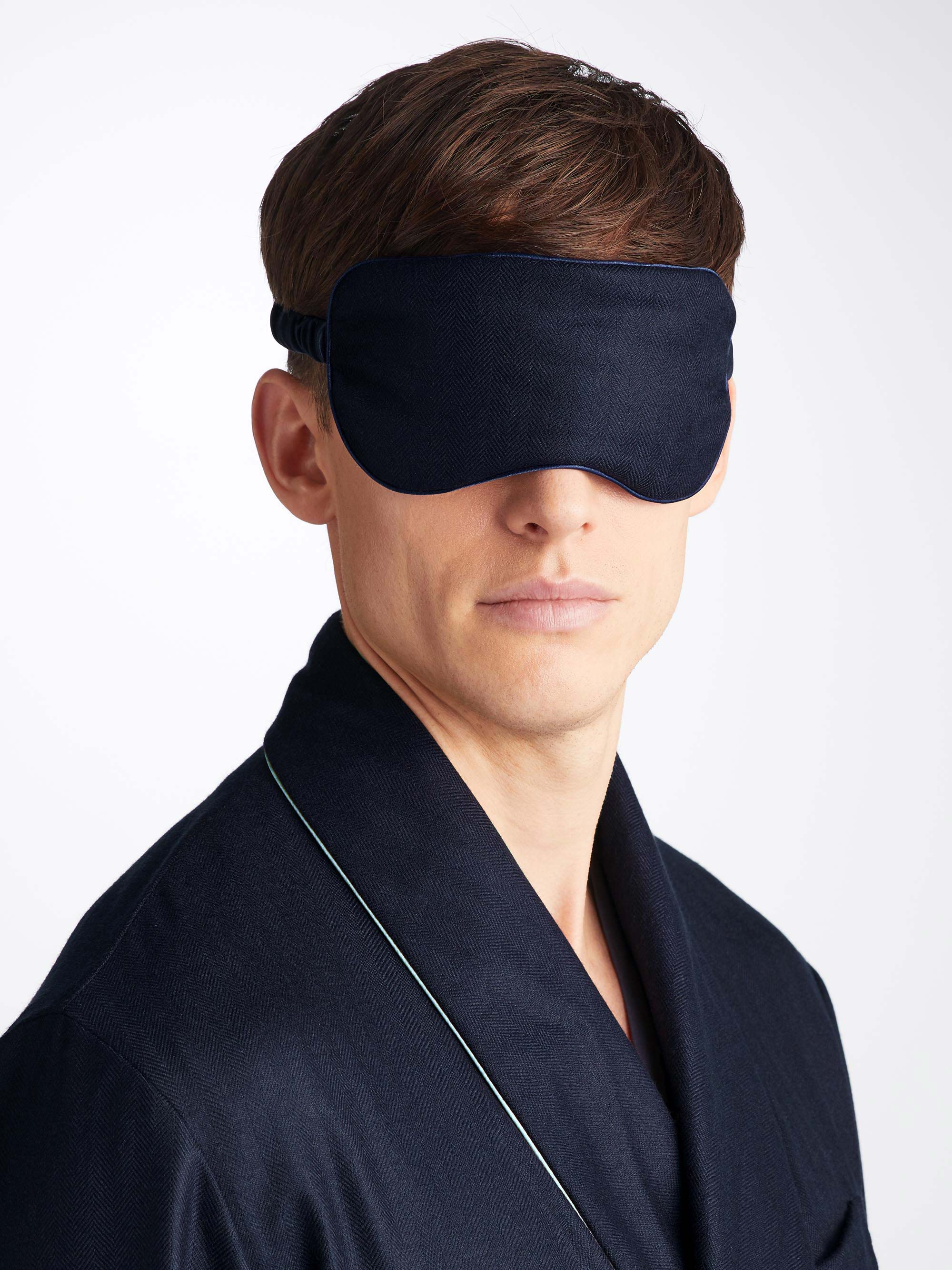Eye Mask Duke Cashmere Navy - Image 4