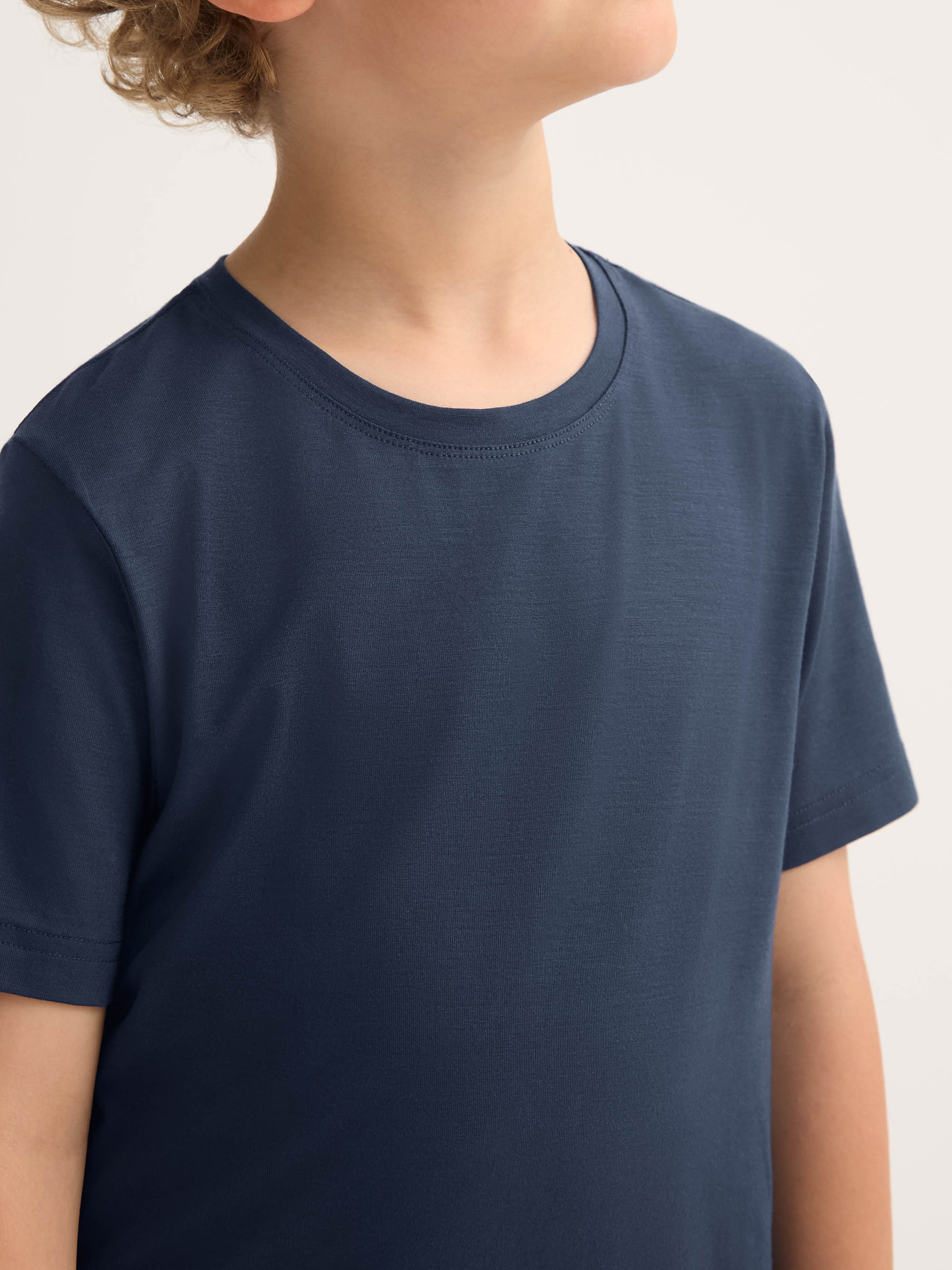 Kids' Lounge Set Basel Micro Modal Stretch Navy - Image 5