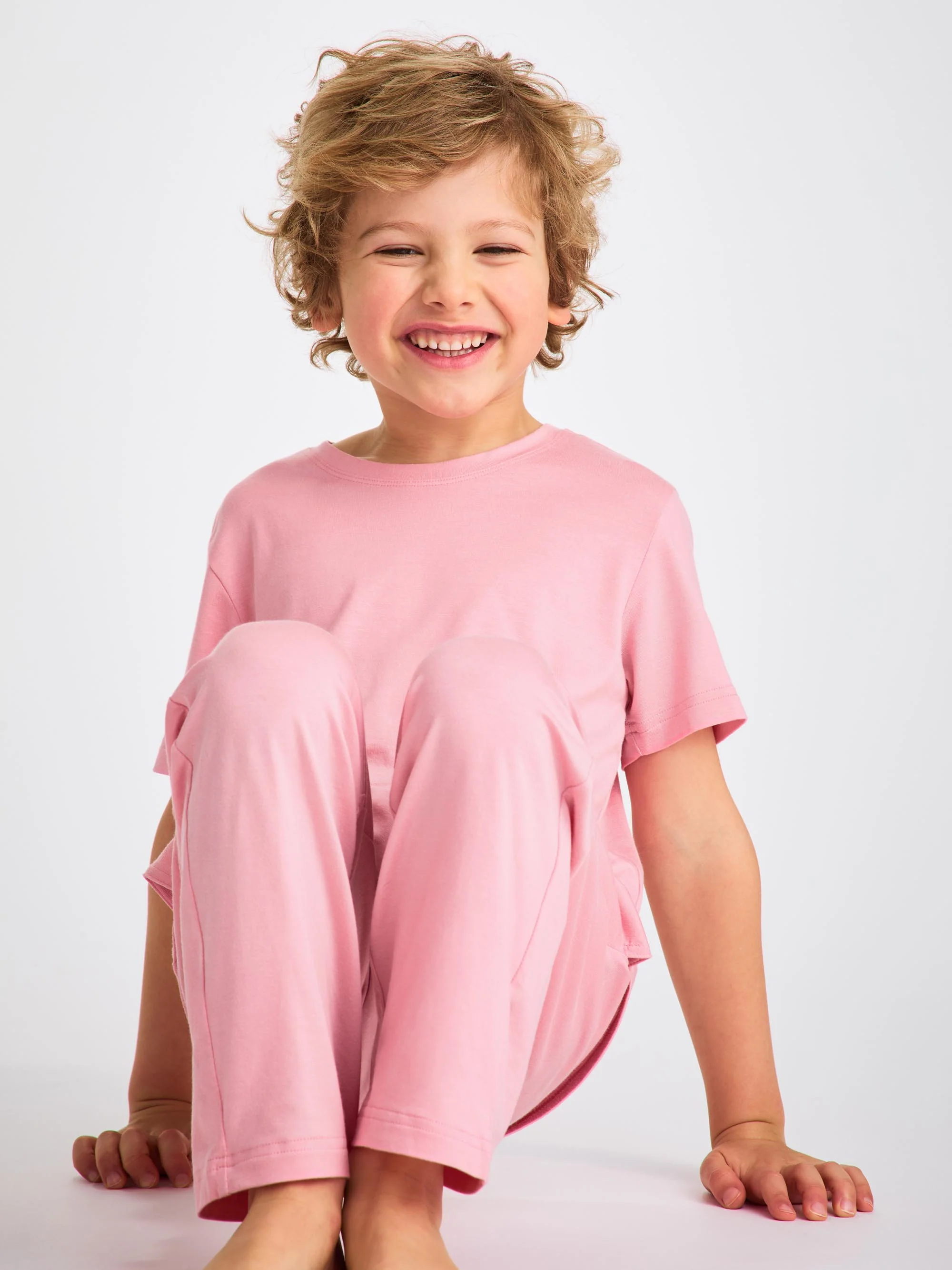 Kids' Lounge Set Lara Micro Modal Stretch Ballet Pink - Image 5