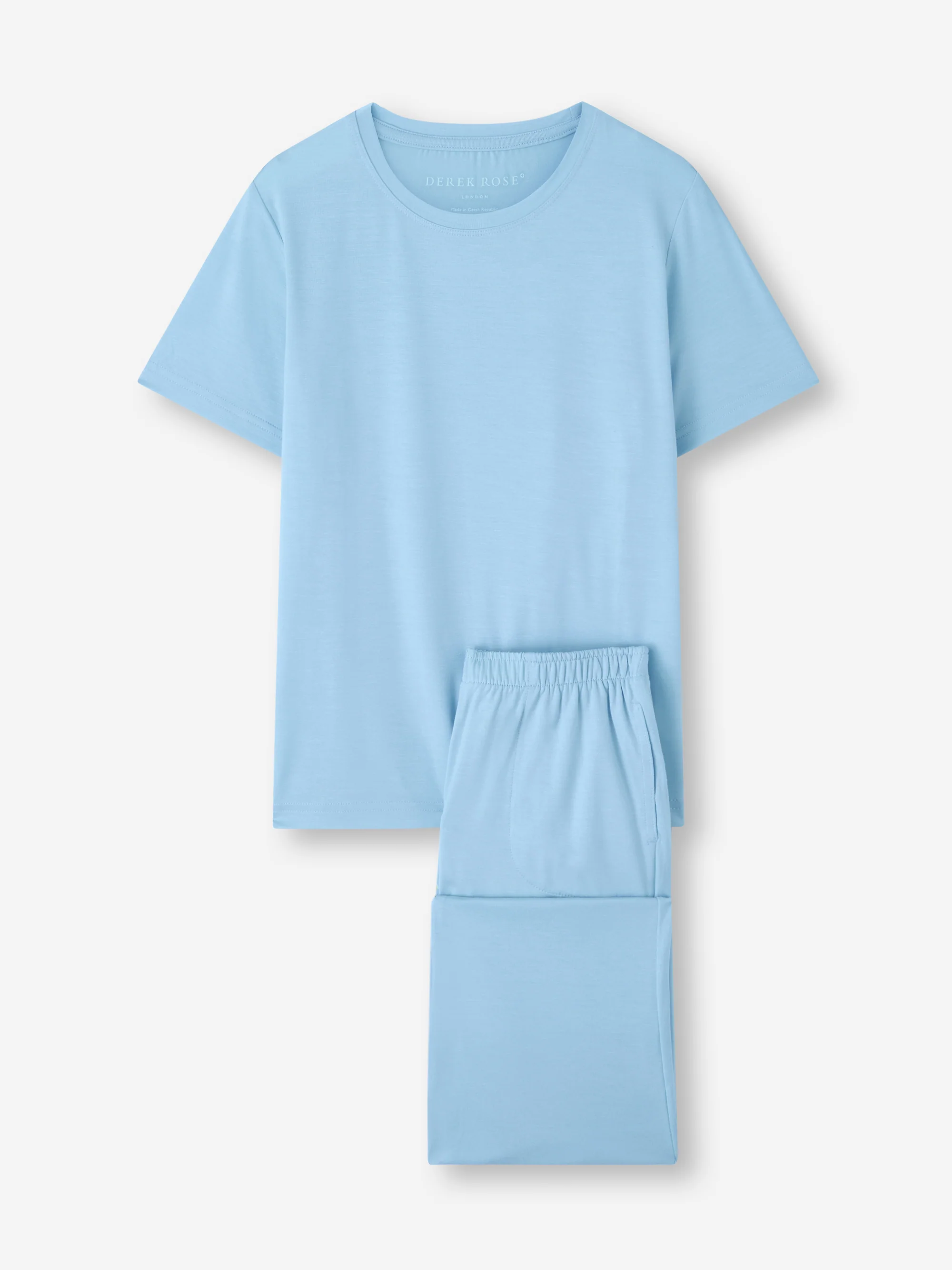 Kids' Lounge Set Lara Micro Modal Stretch Sky Blue - Image 4