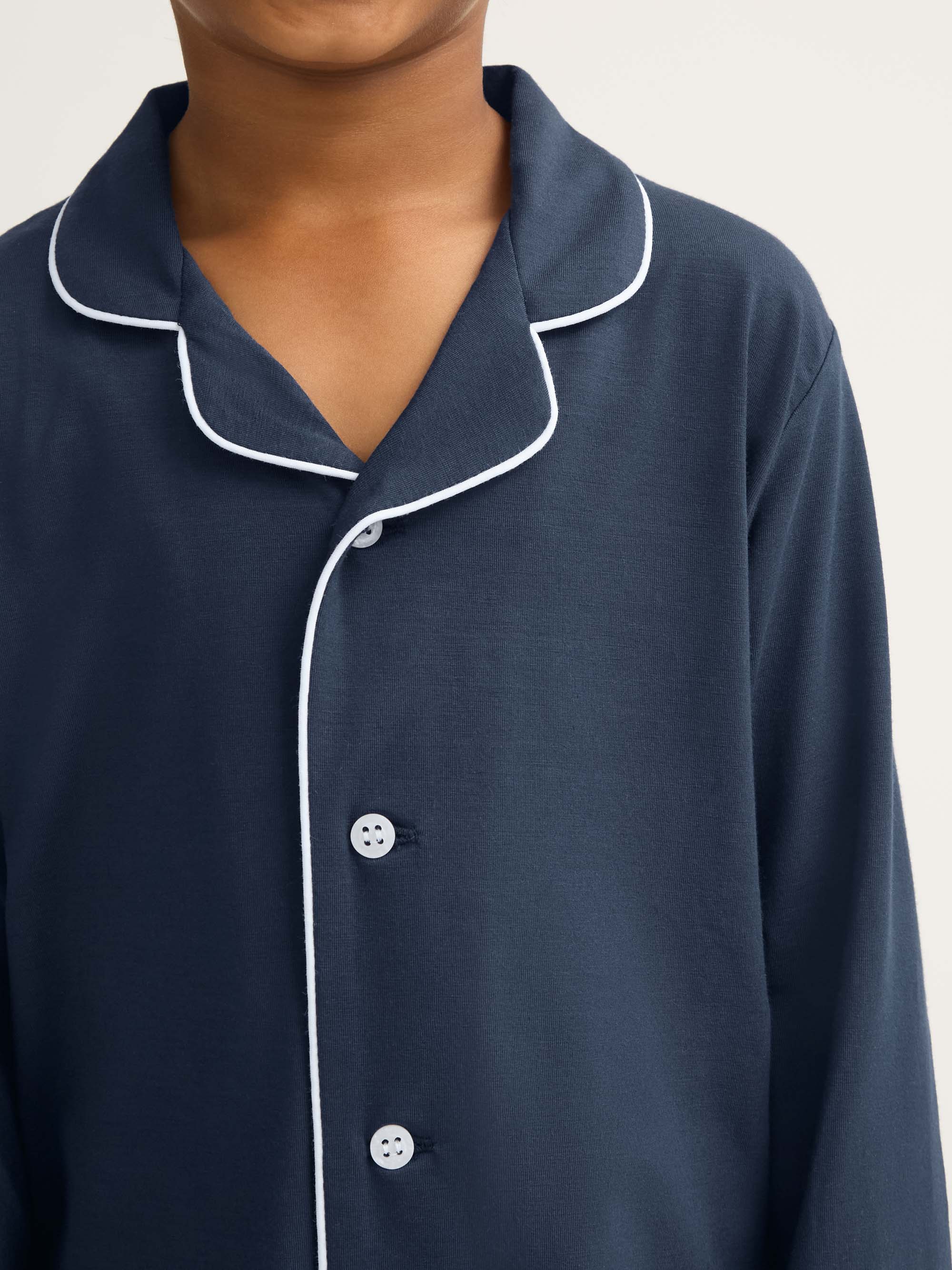 Kids' Pyjamas Basel Micro Modal Stretch Navy - Image 3