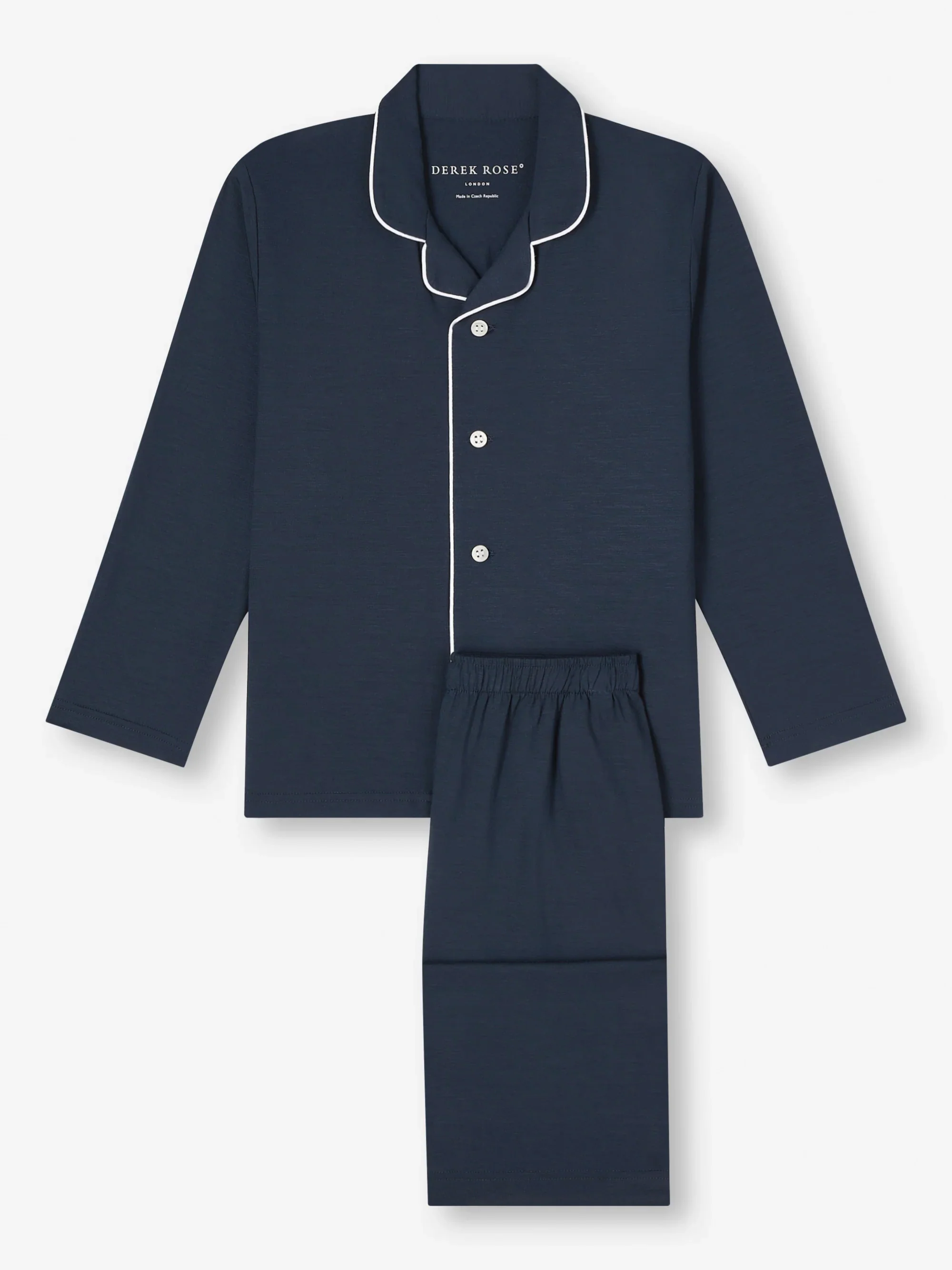Kids' Pyjamas Basel Micro Modal Stretch Navy - Image 5