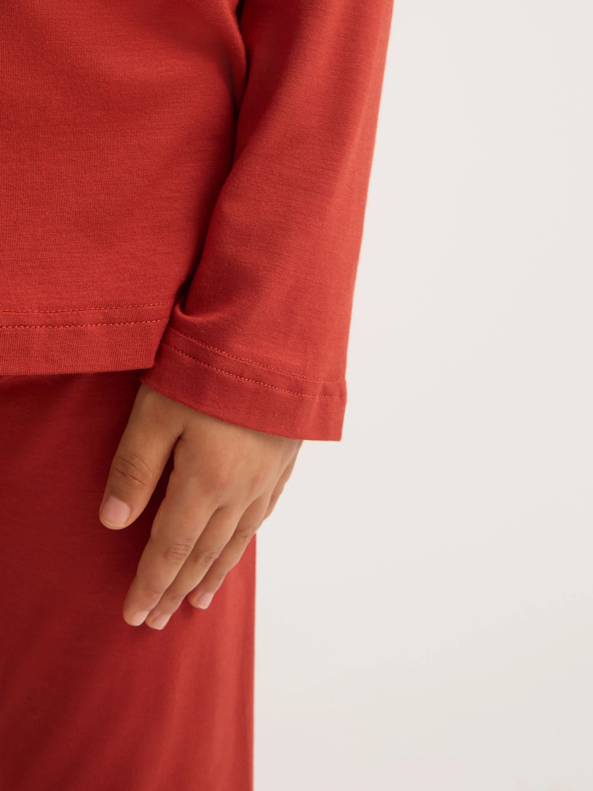 Kids' Pyjamas Lara Micro Modal Stretch Rose Red - Image 4