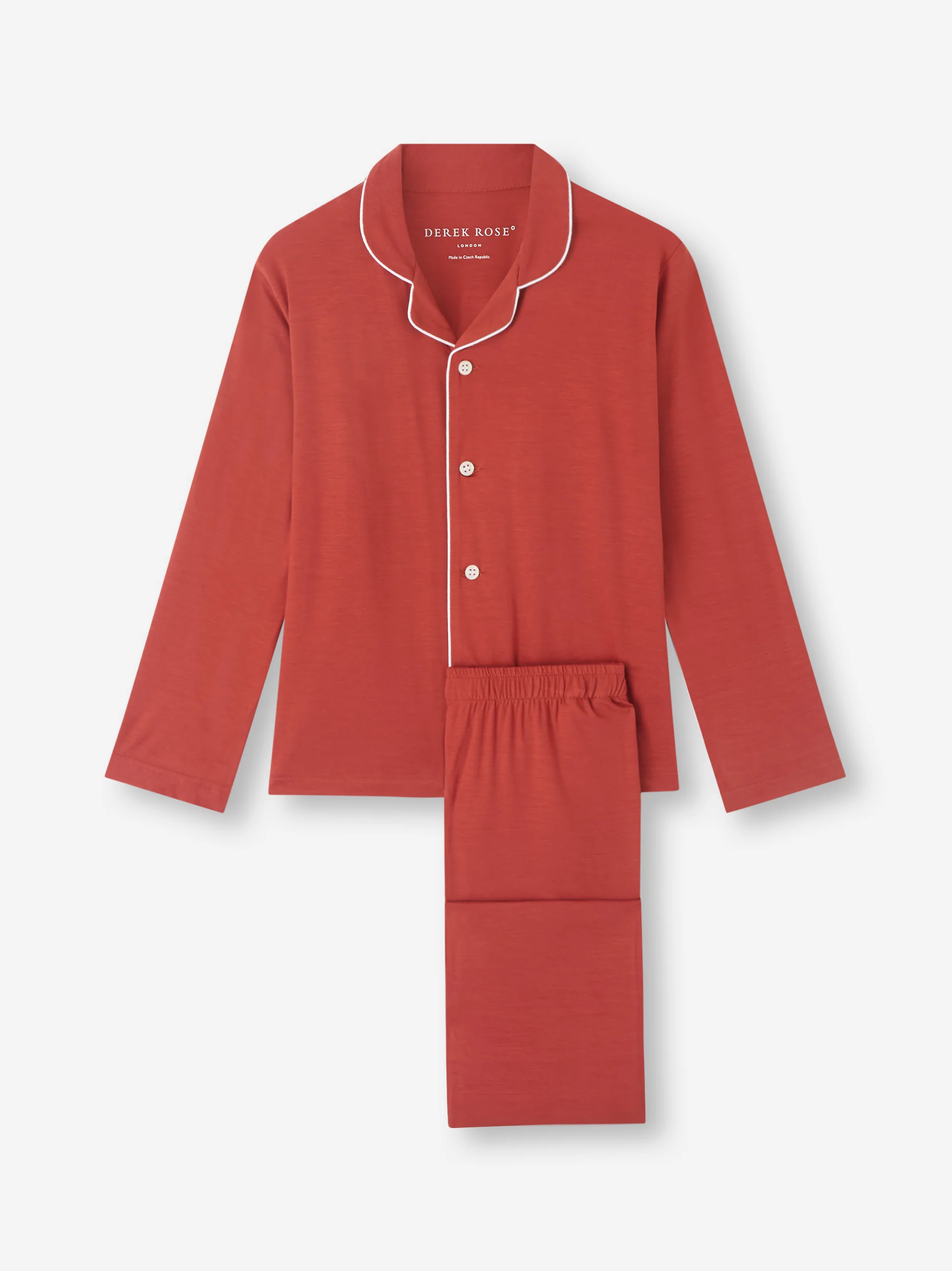 Kids' Pyjamas Lara Micro Modal Stretch Rose Red - Image 5