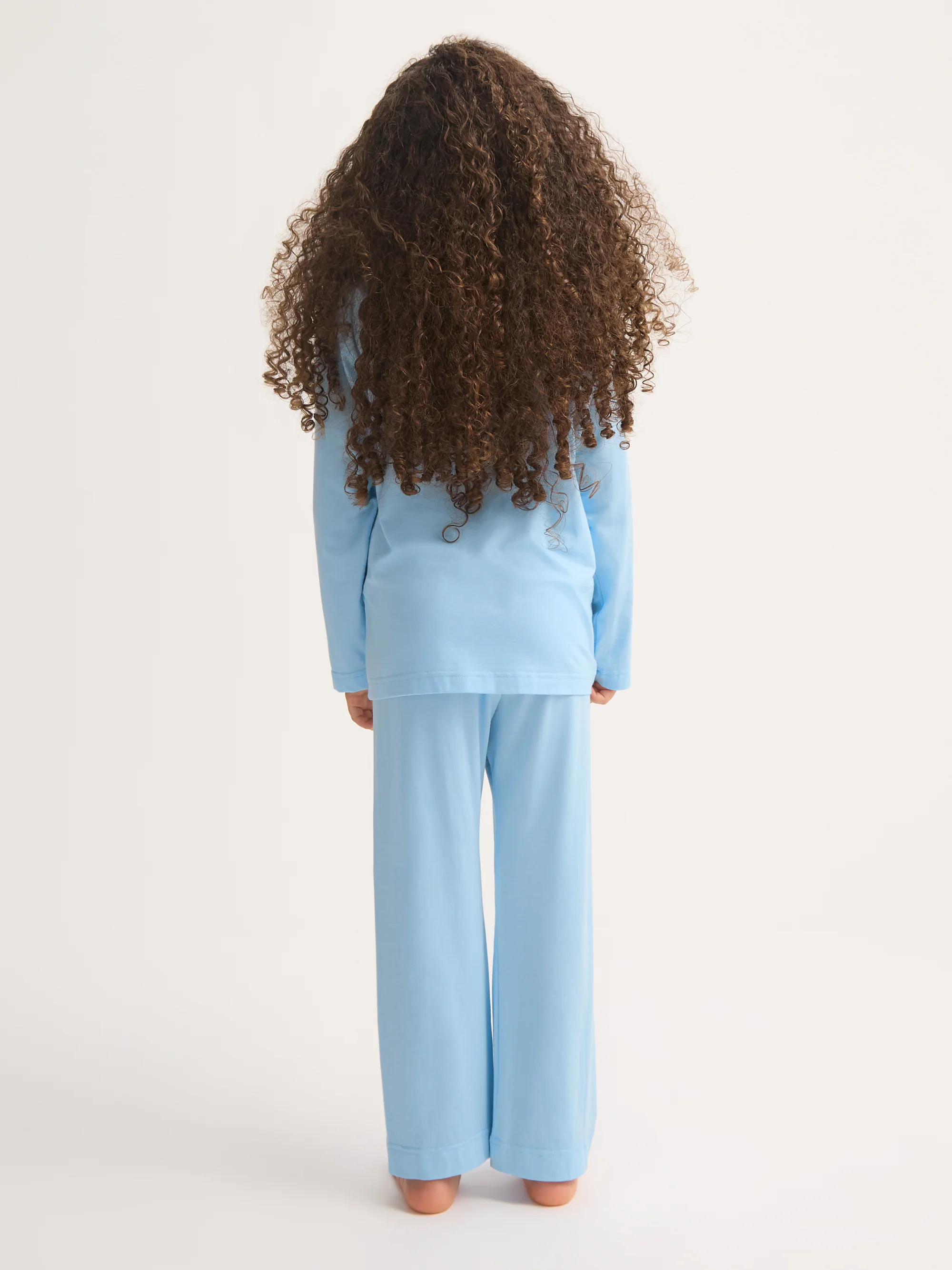 Kids' Pyjamas Lara Micro Modal Stretch Sky Blue - Image 3