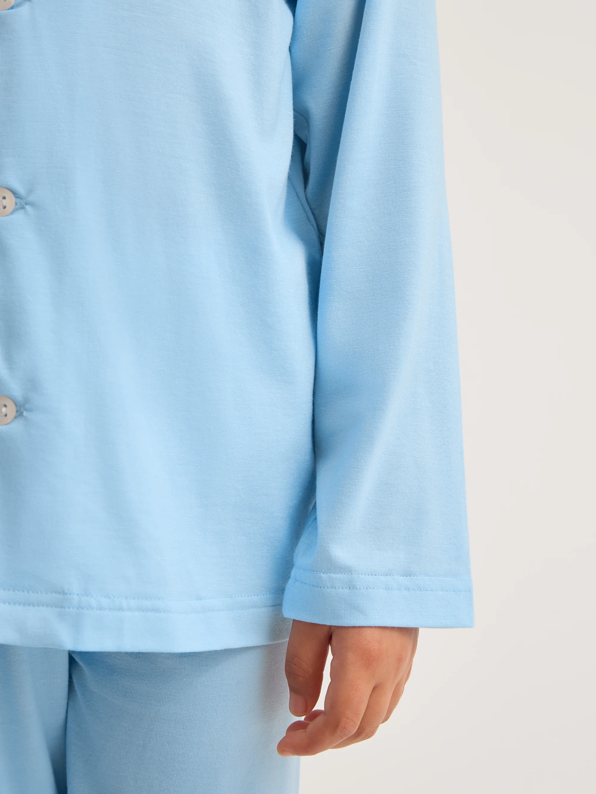 Kids' Pyjamas Lara Micro Modal Stretch Sky Blue - Image 4