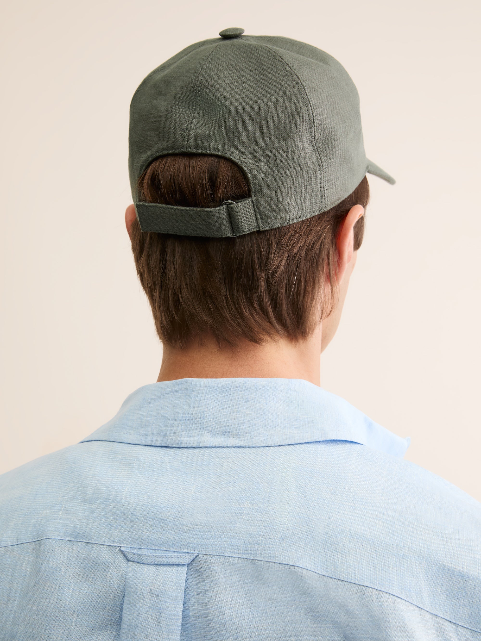 Linen Cap Vienna Khaki - Image 3