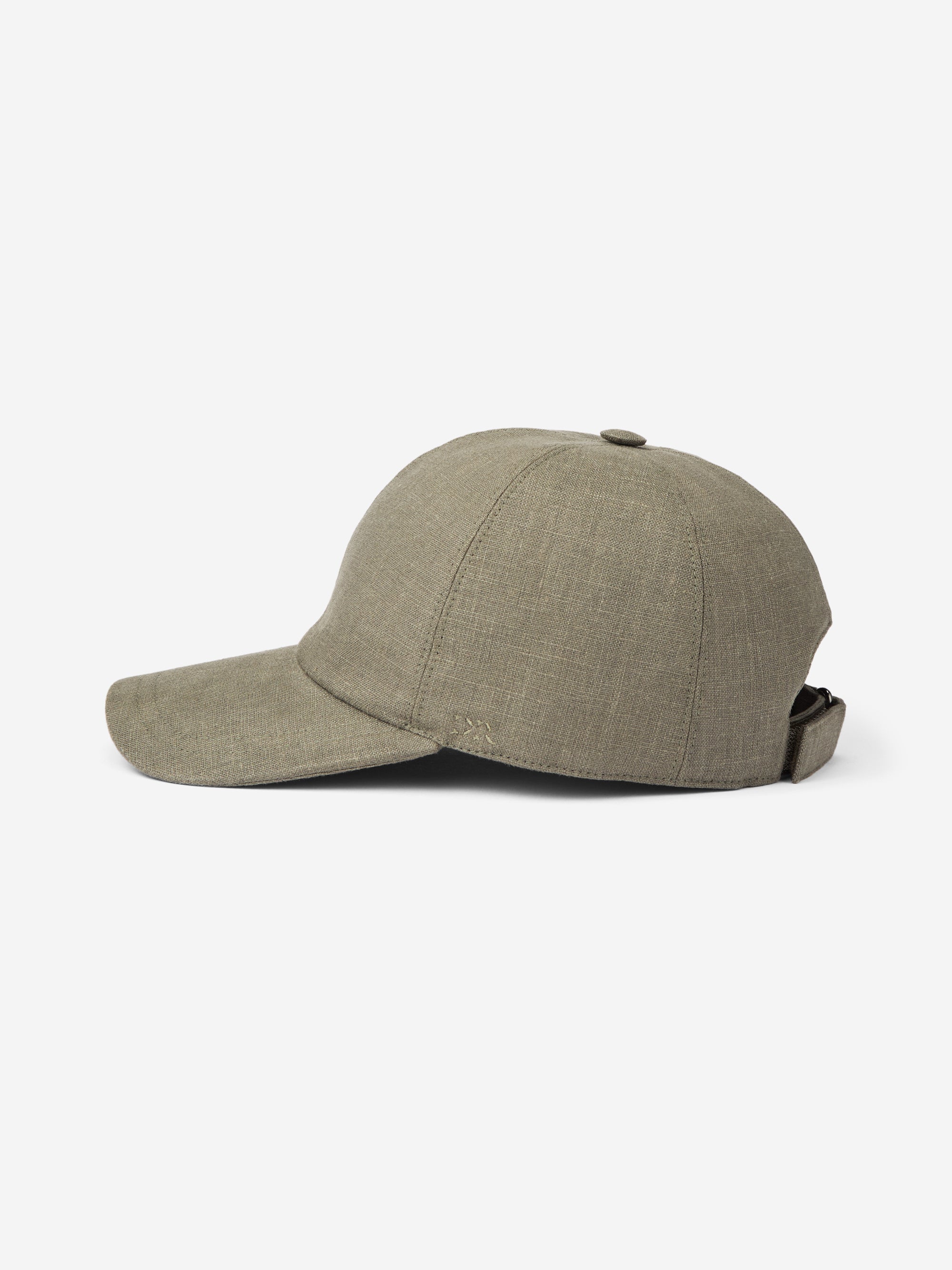 Linen Cap Vienna Khaki - Image 6