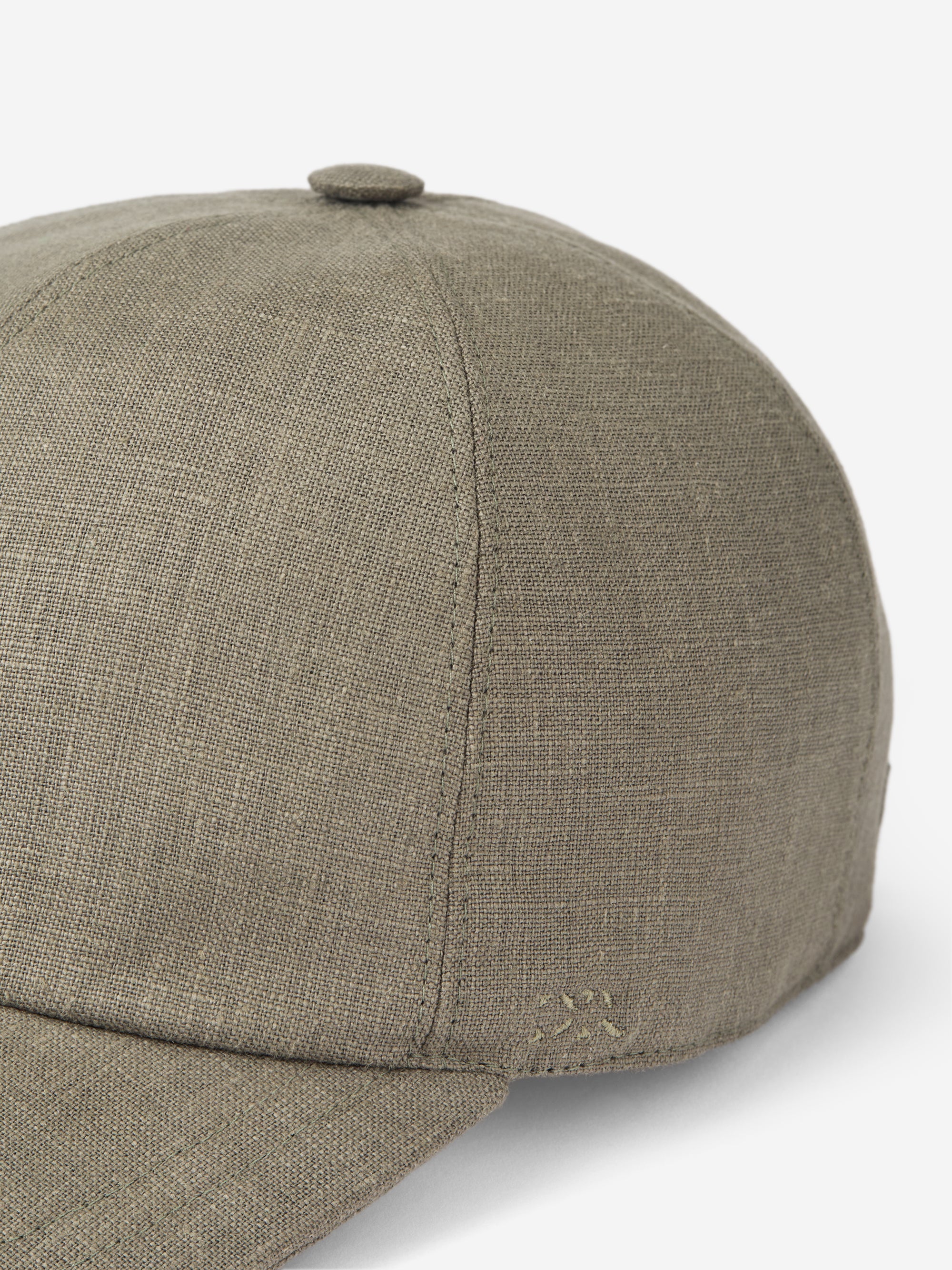 Linen Cap Vienna Khaki - Image 7
