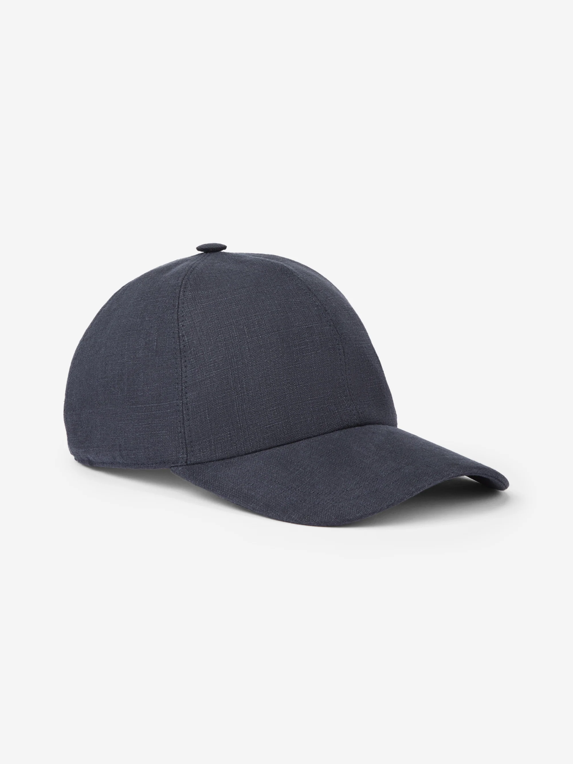 Linen Cap Vienna Navy Blue - Image 4