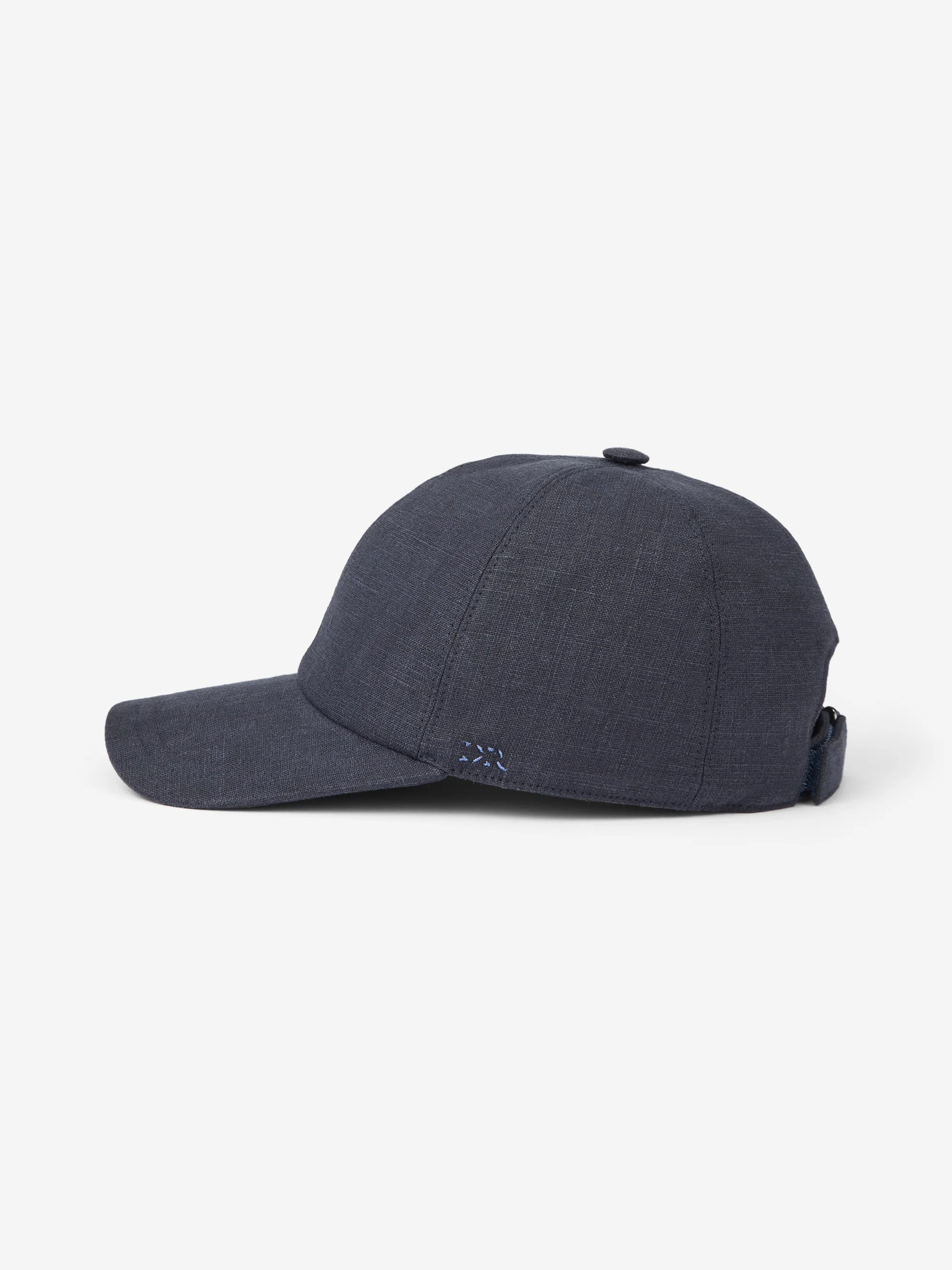 Linen Cap Vienna Navy Blue - Image 5