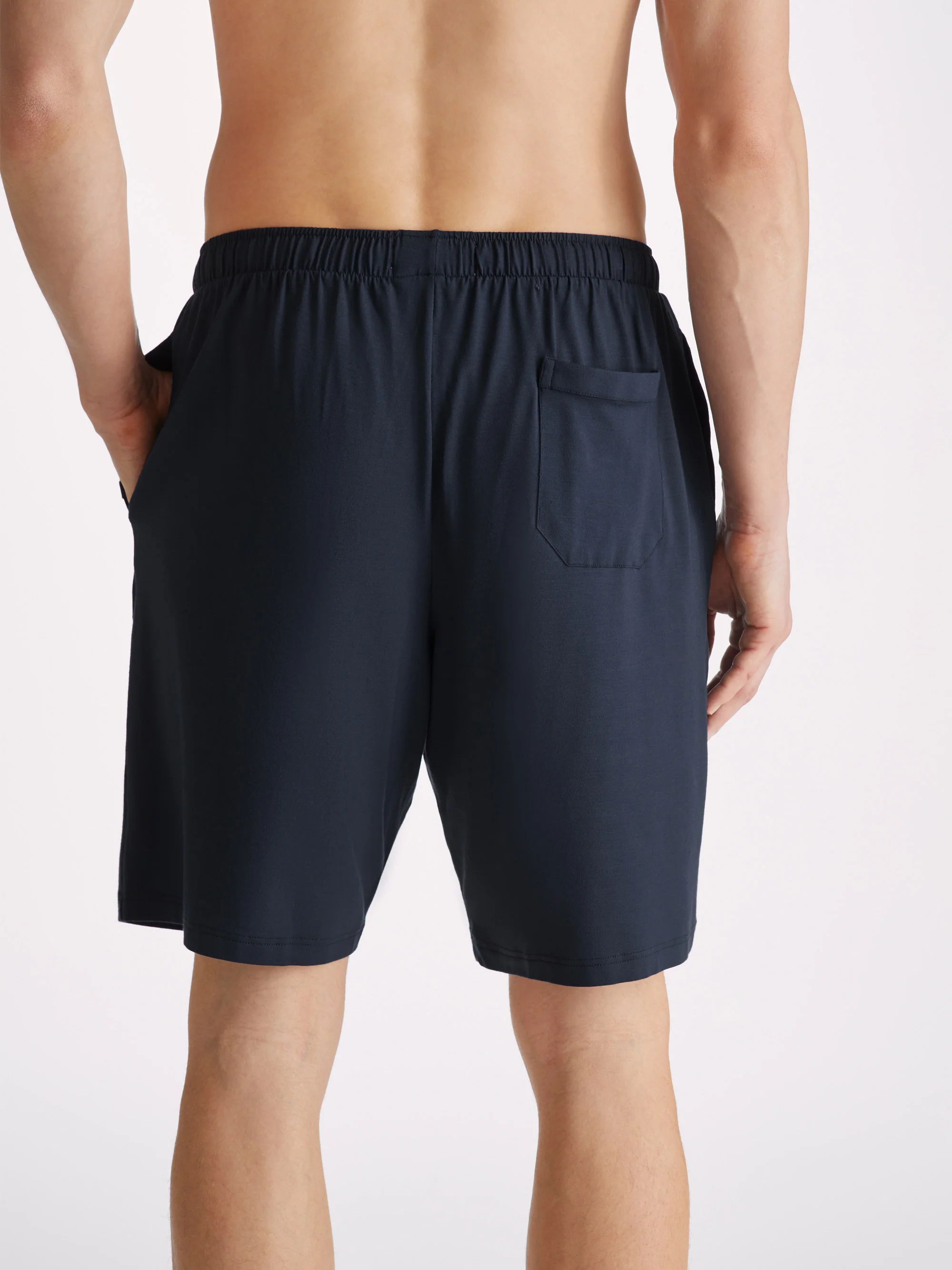 Men's Basel T-Shirt And Lounge Shorts Navy Set - Image 5