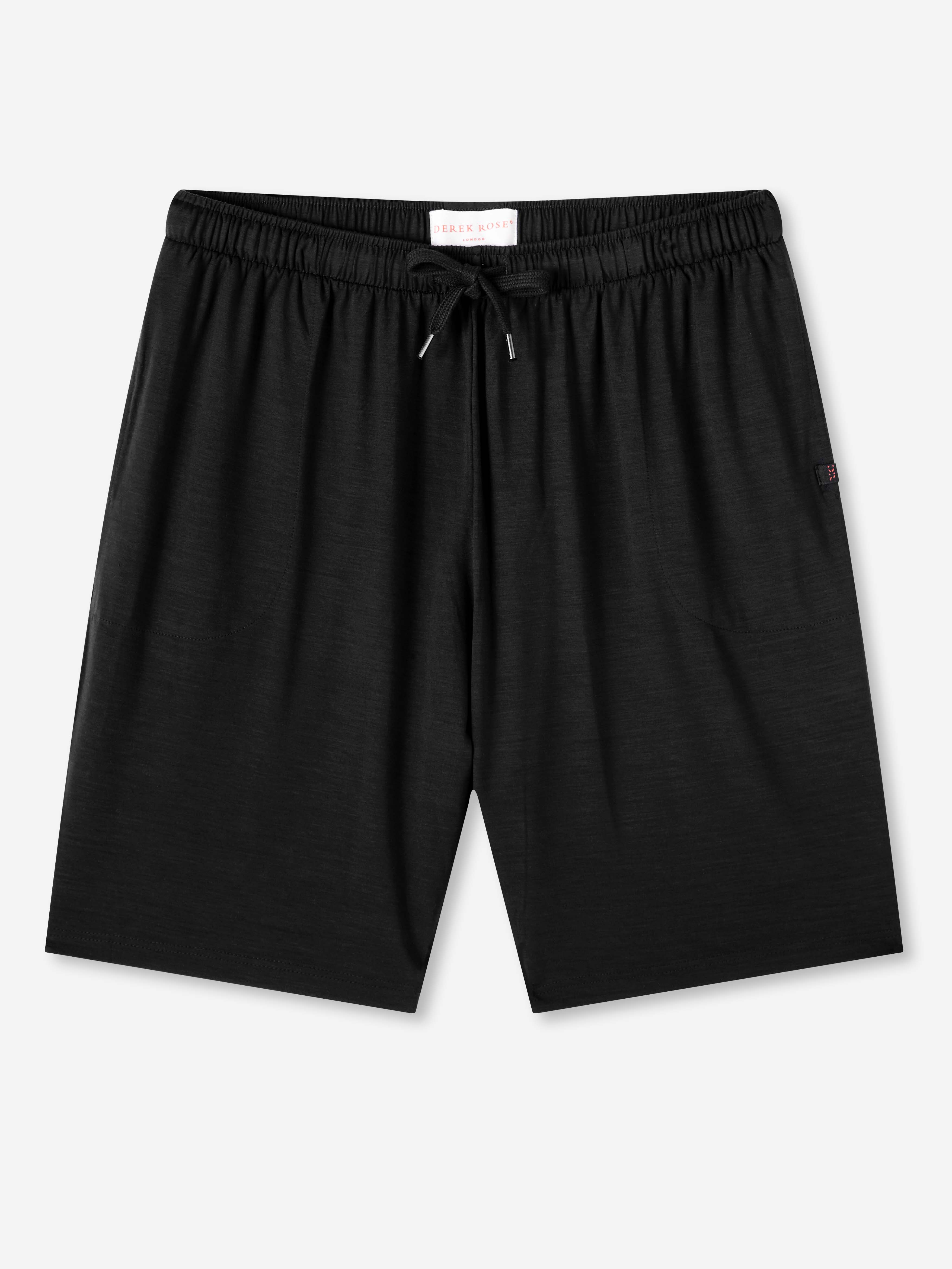 Men's Basel T-Shirt and Lounge Shorts Black Set - Image 11