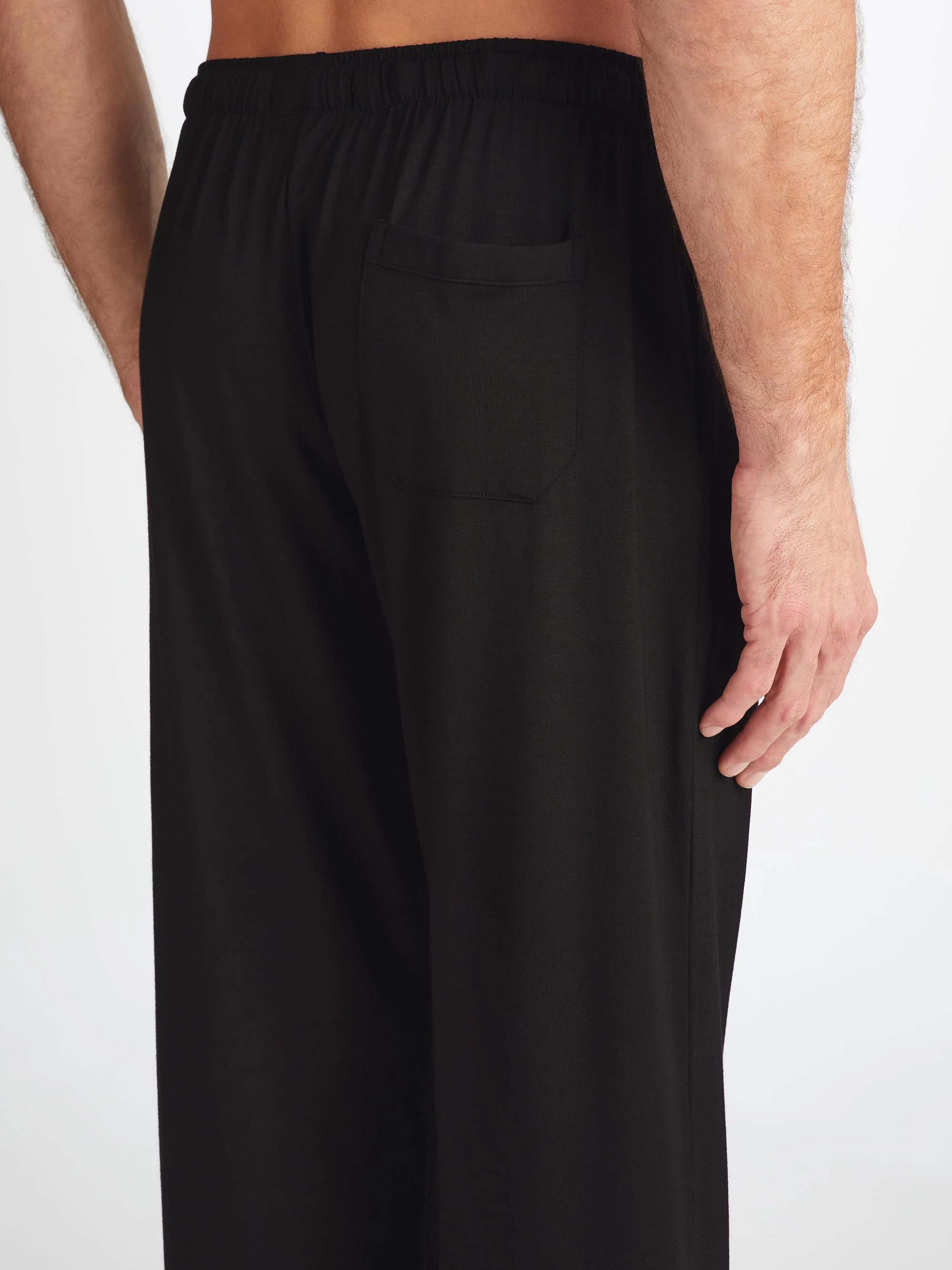 Men's Basel T-Shirt and Lounge Trousers Black Set - Image 8