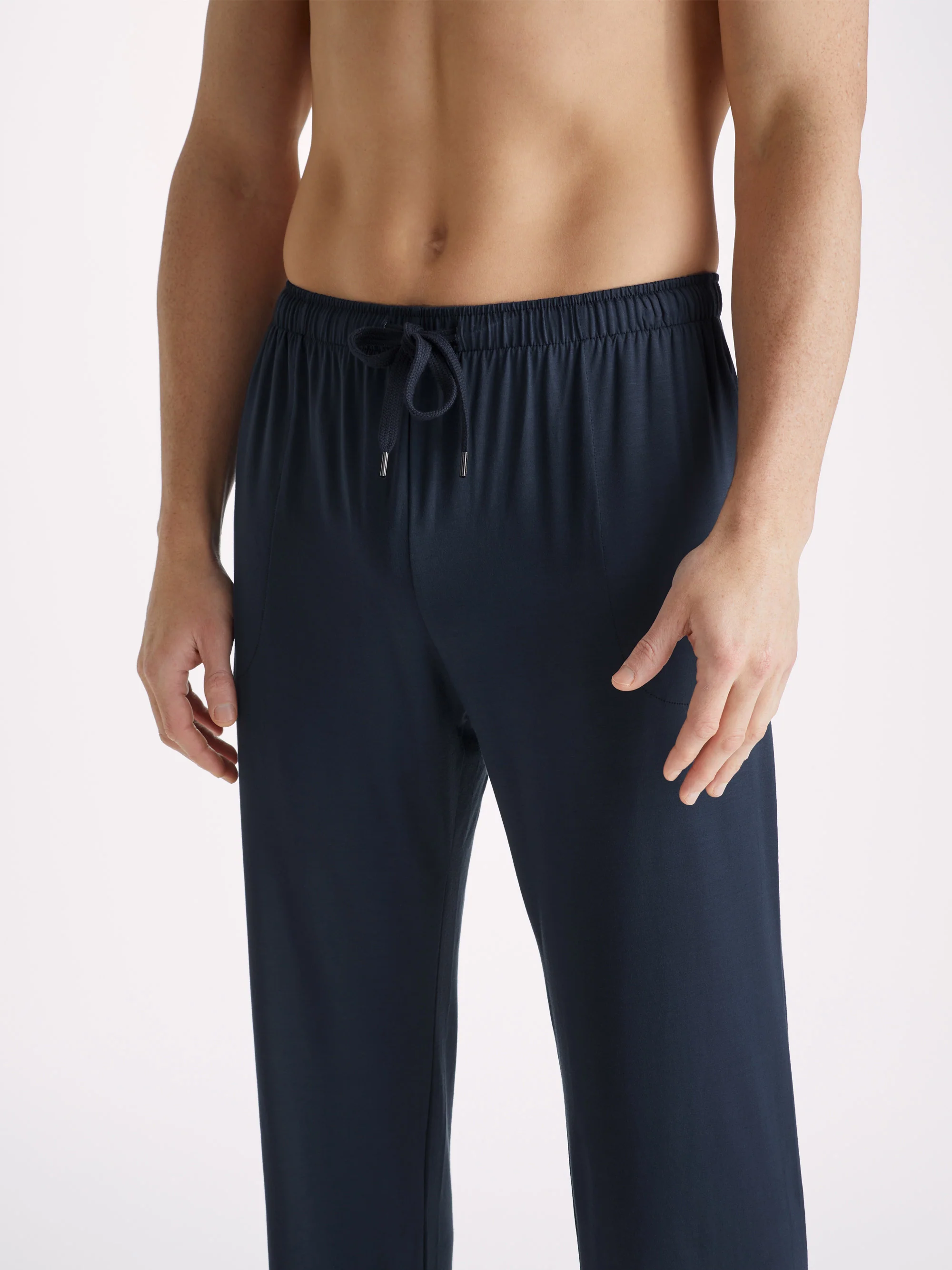 Men's Basel T-Shirt and Lounge Trousers Navy Set - Image 4