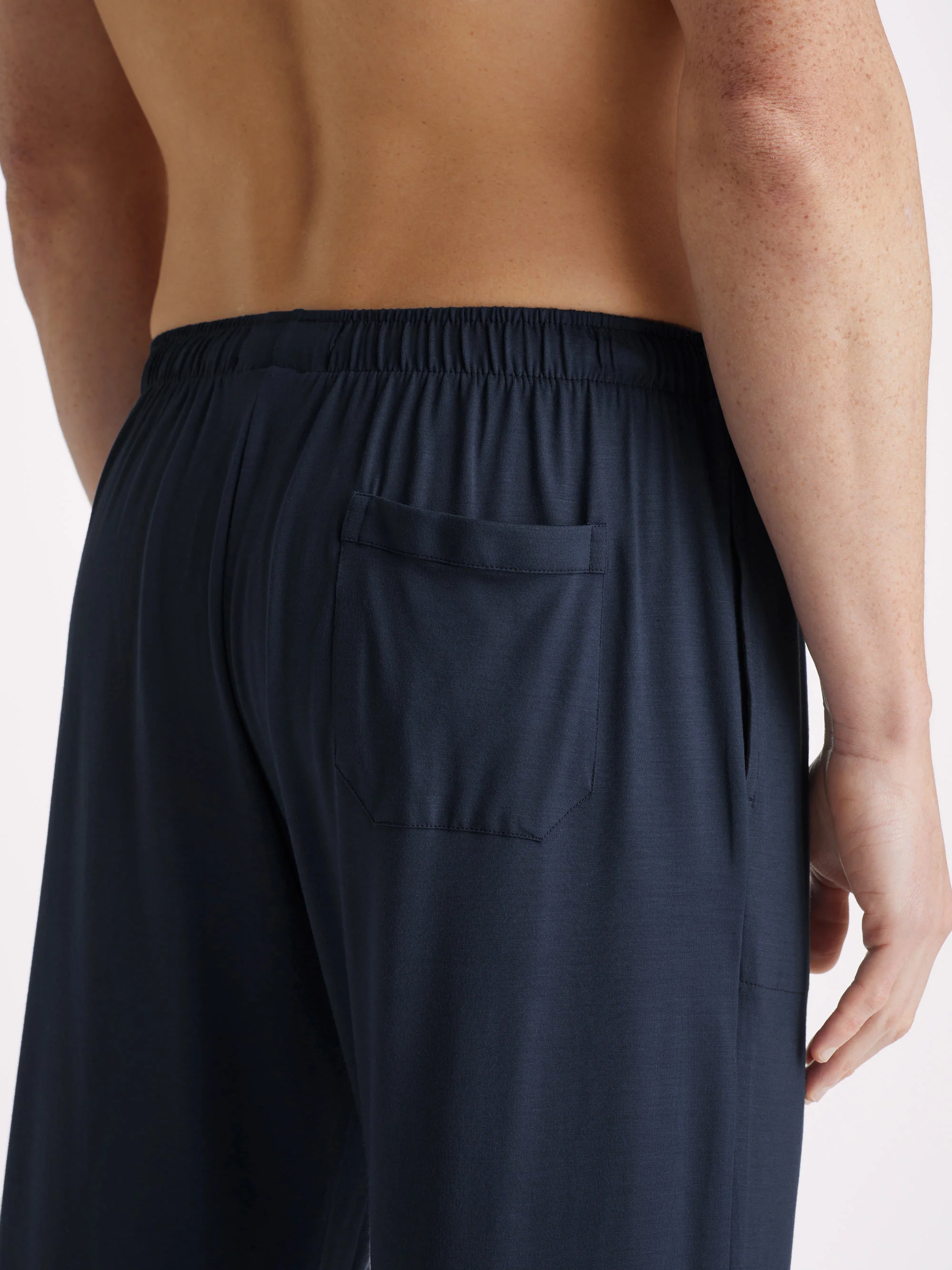 Men's Basel T-Shirt and Lounge Trousers Navy Set - Image 5