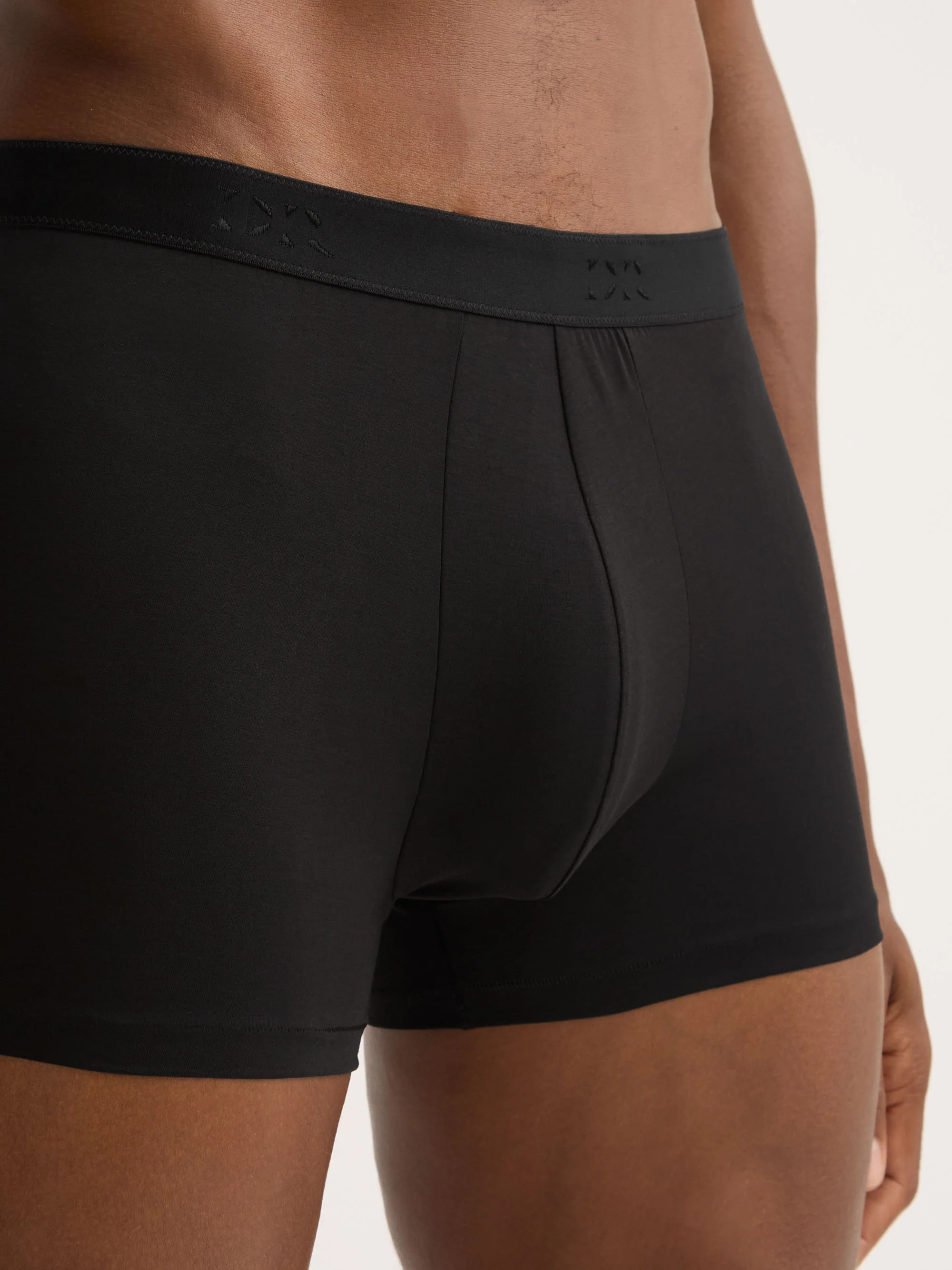 Men's Boxer Briefs Jack Pima Cotton Stretch Black - Image 5