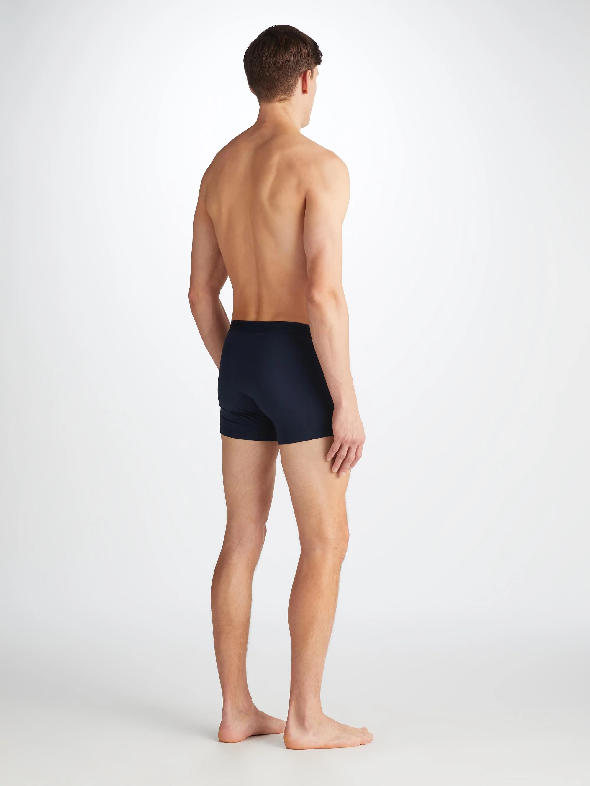 Men's Boxer Briefs Jack Pima Cotton Stretch Navy - Image 4