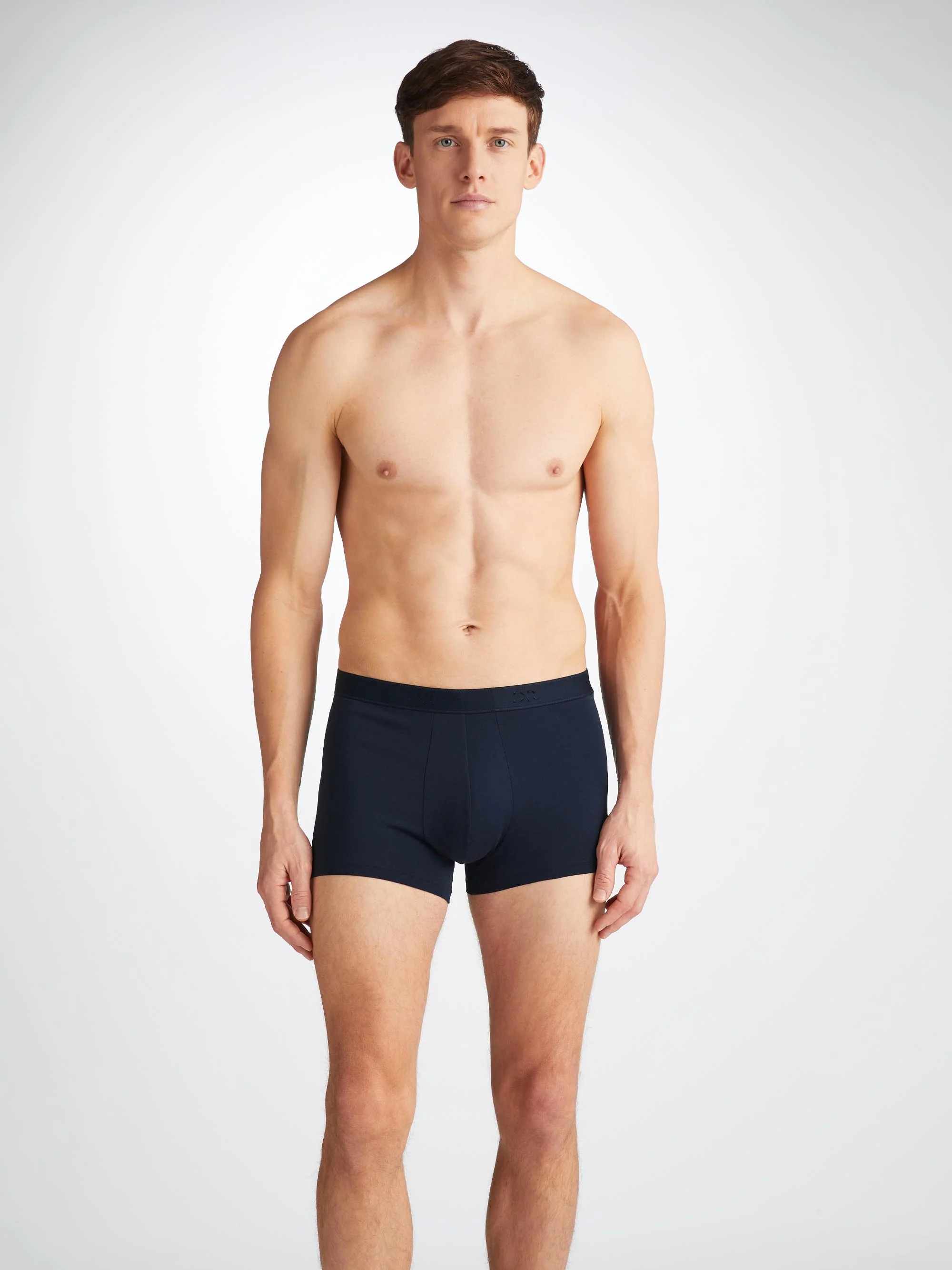 Men's Boxer Briefs Jack Pima Cotton Stretch Navy - Image 6