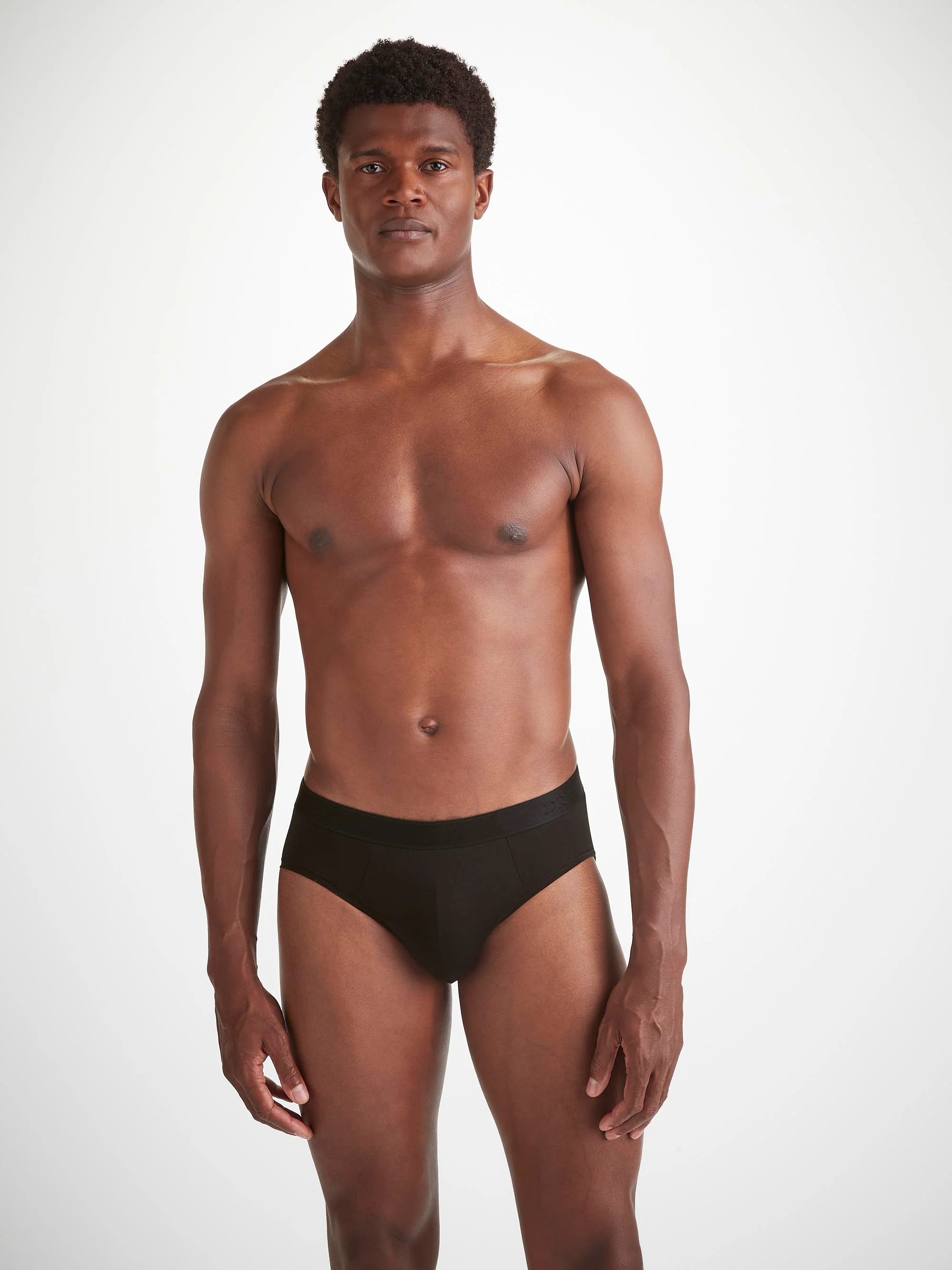 Men's Briefs Jack Pima Cotton Stretch Black - Image 4