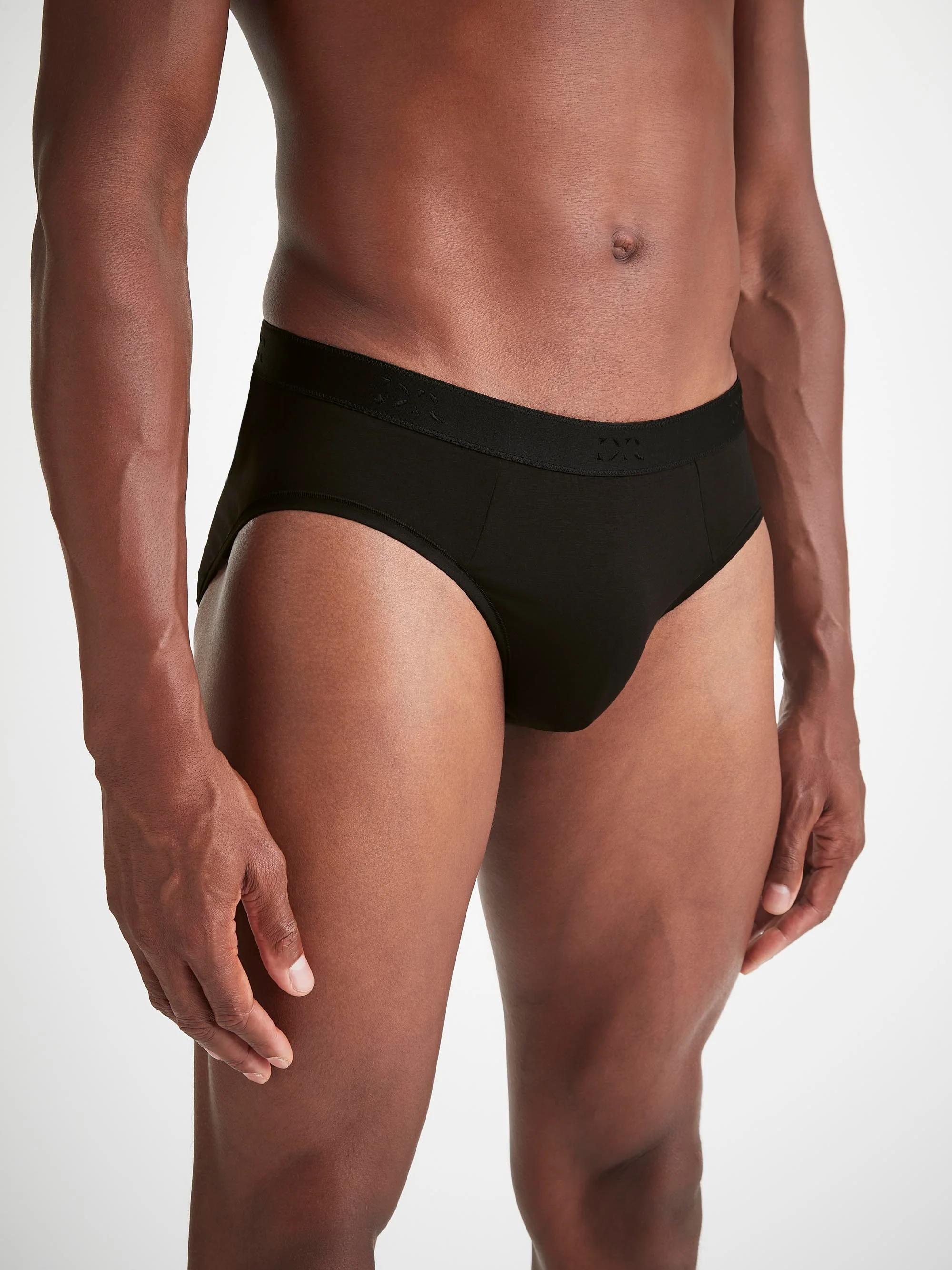 Men's Briefs Jack Pima Cotton Stretch Black - Image 5