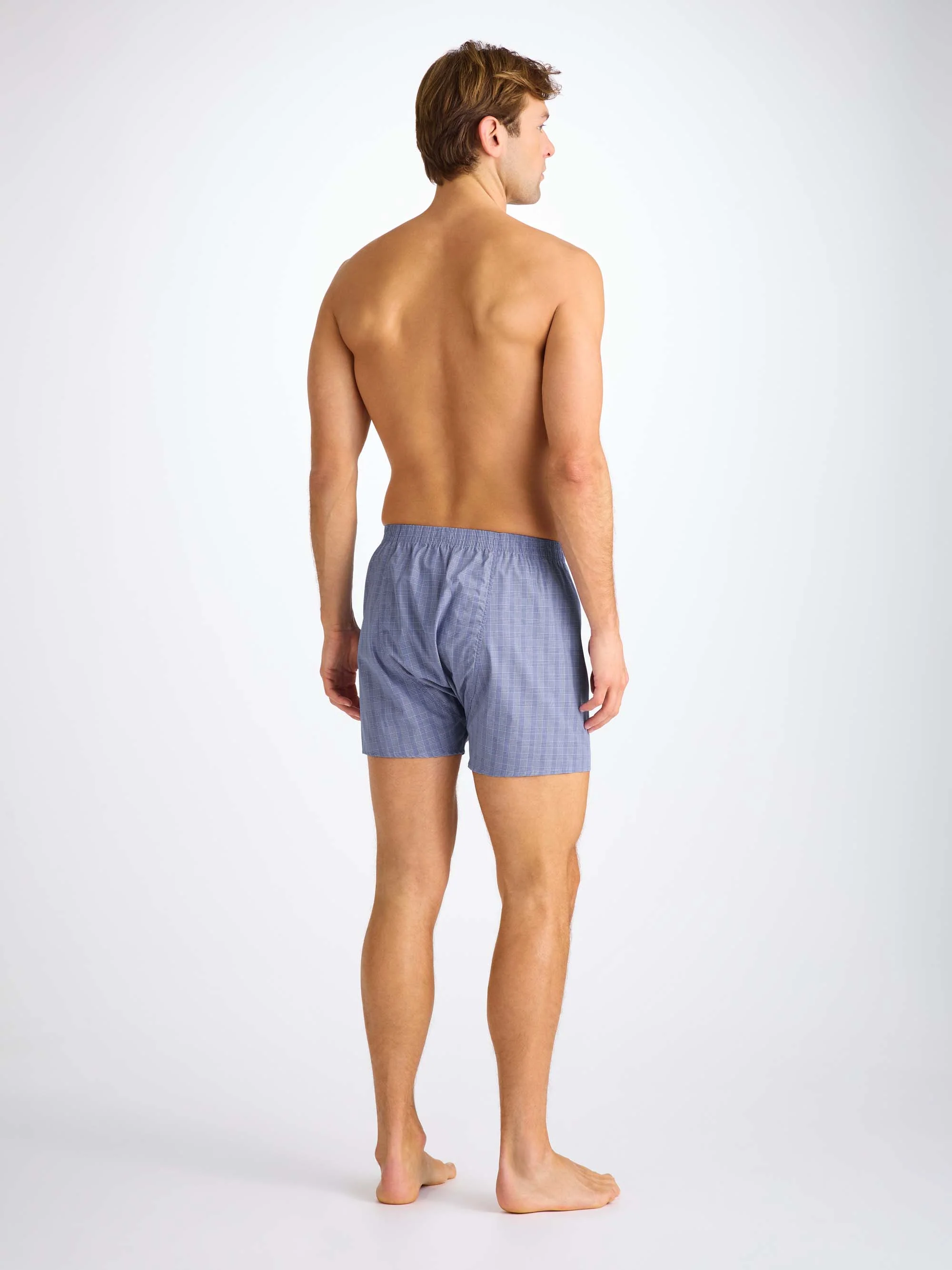 Men's Classic Fit Boxers Felsted 3 Cotton Blue - Image 5