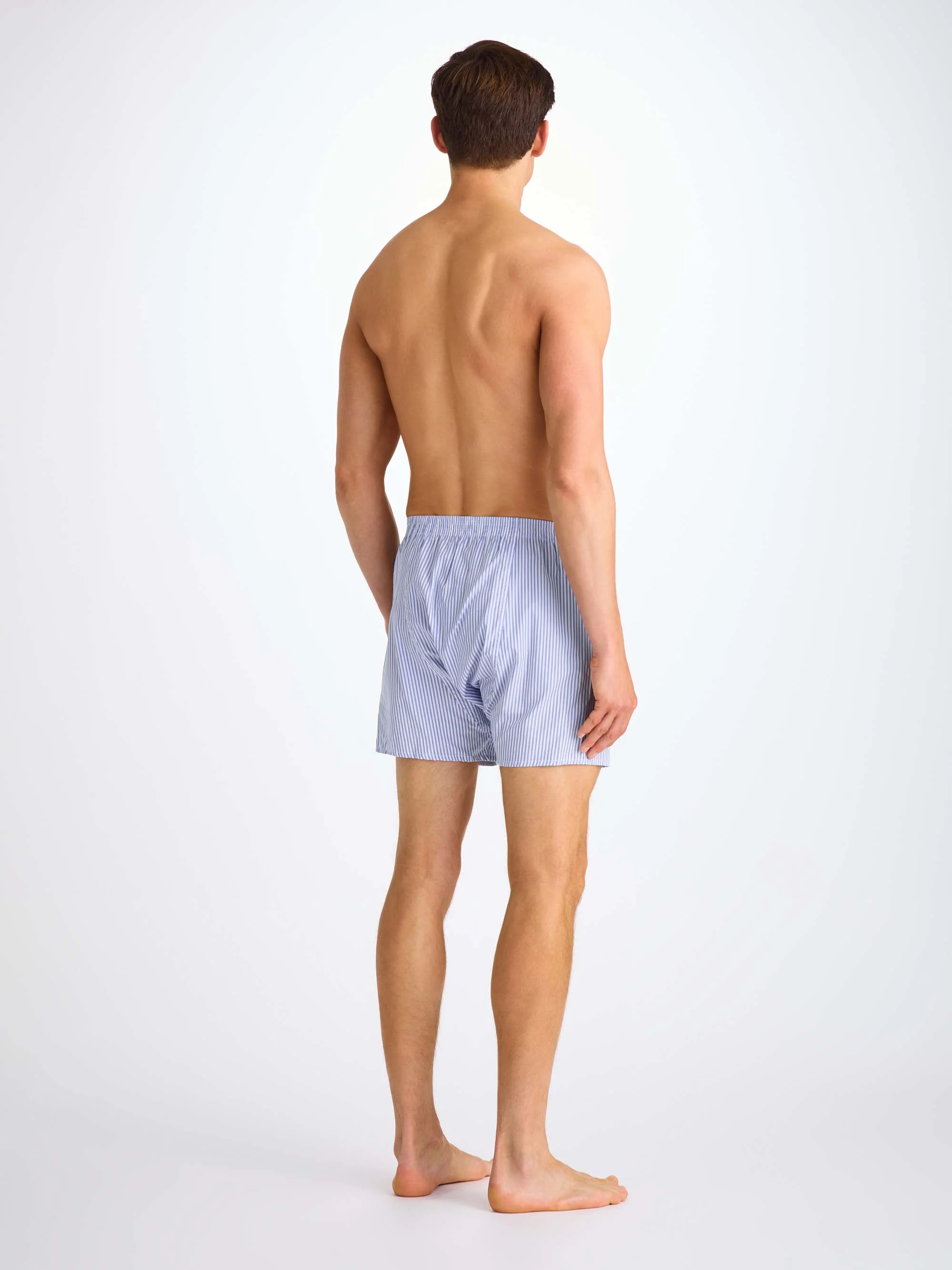 Men's Classic Fit Boxers James Cotton Blue - Image 3