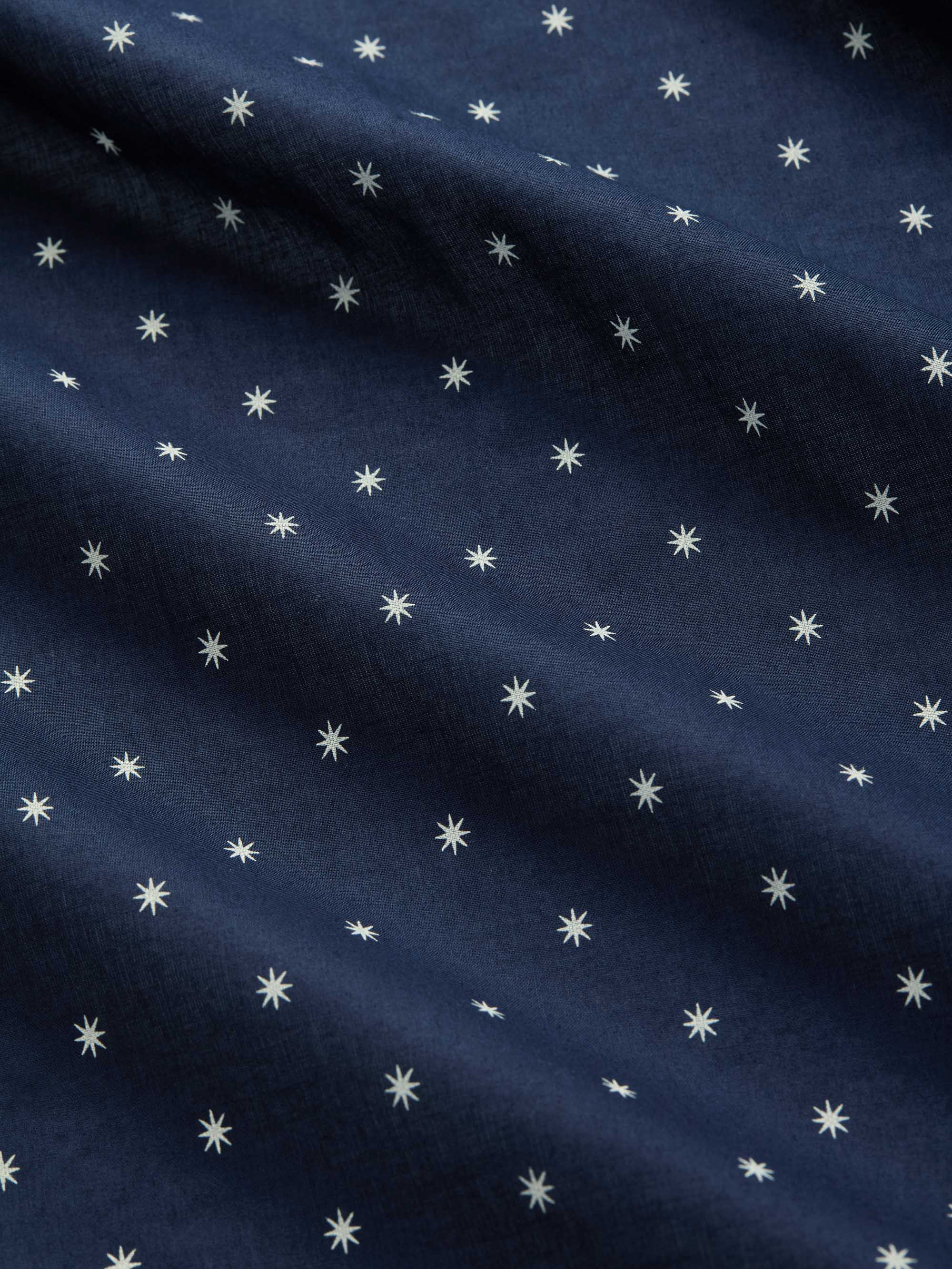 Kids' Pyjamas Cotton Batiste Navy Blue Starburst Print - Image 7