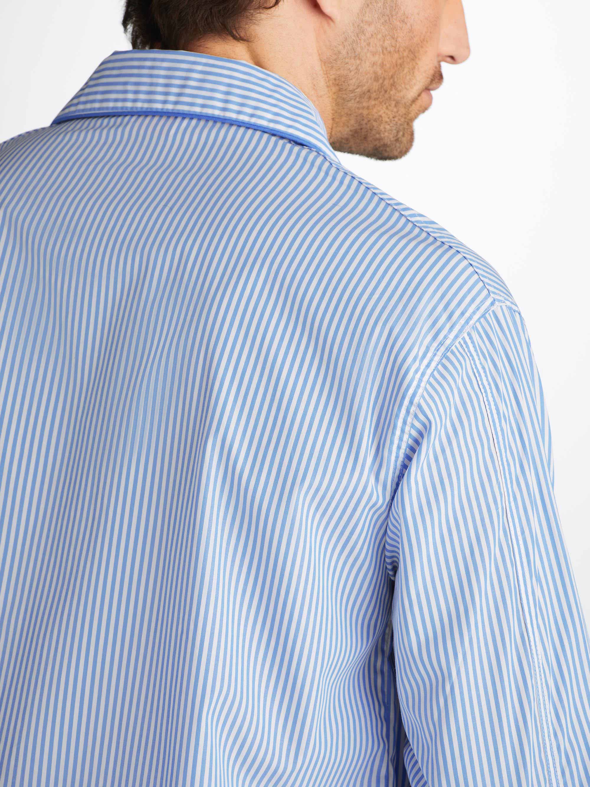 Men's Classic Fit Pyjamas James Cotton Blue - Image 5