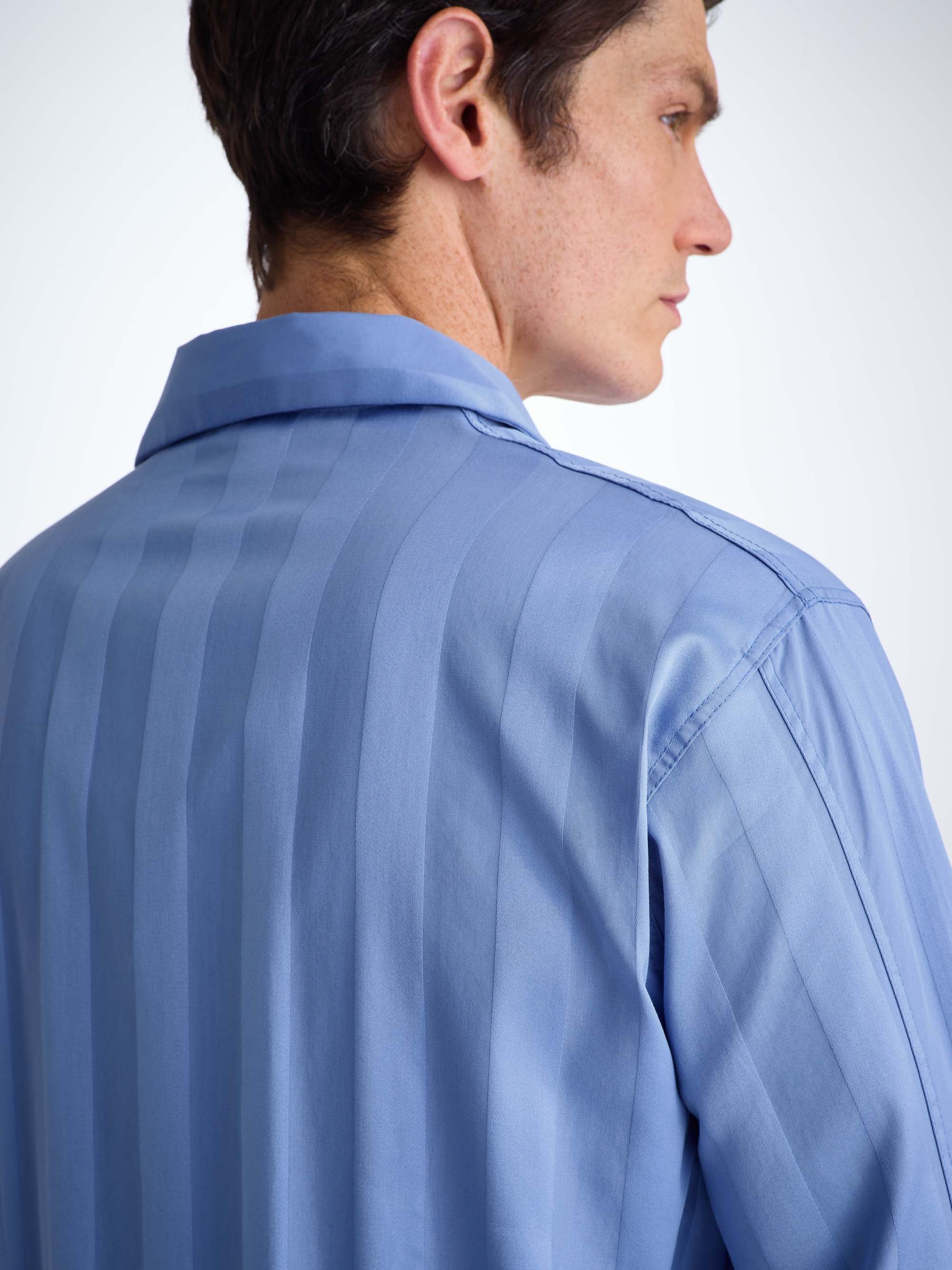 Men's Classic Fit Pyjamas Lingfield Cotton French - Image 5