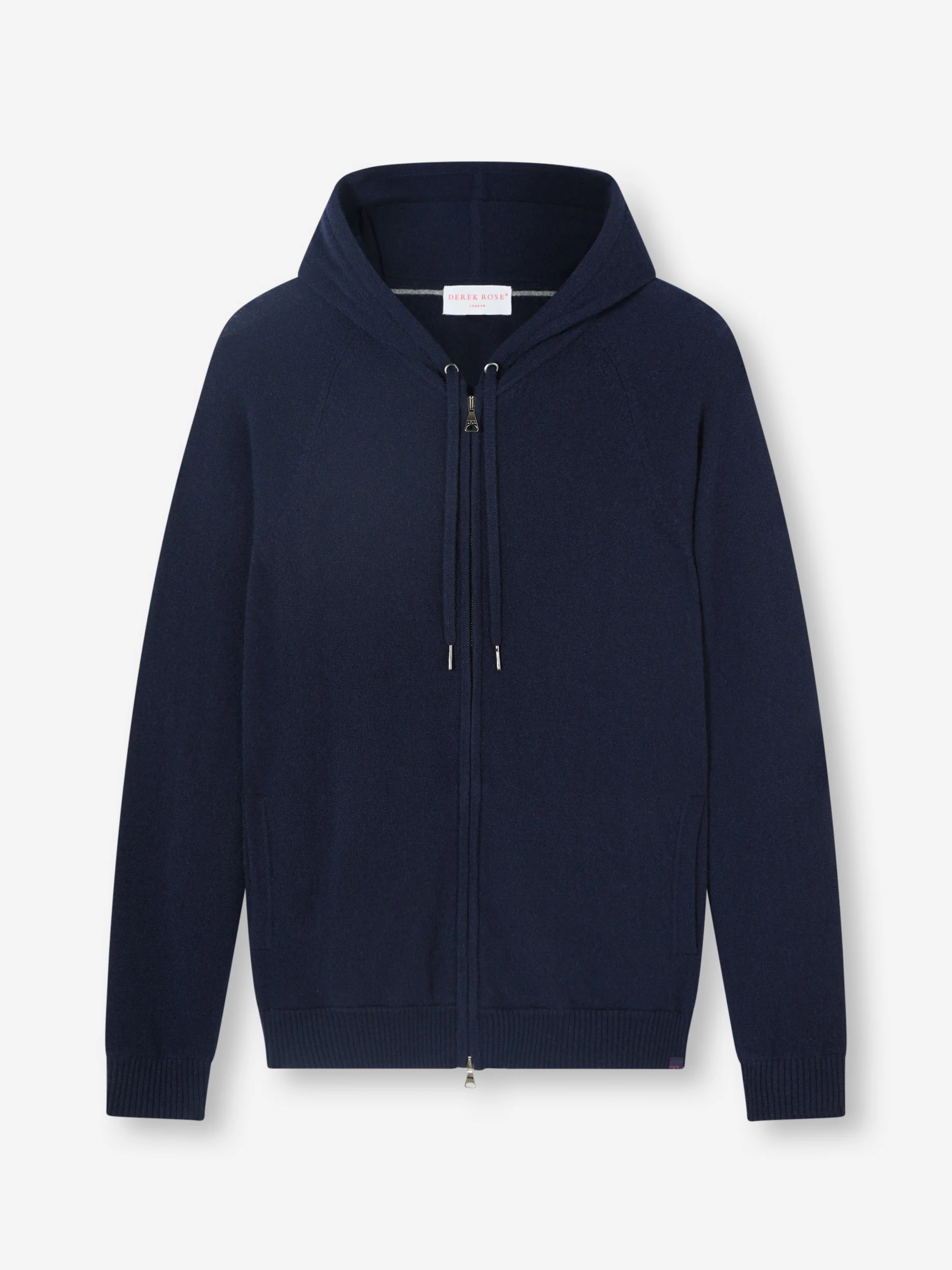 Men's Zip Up Hoodie Finley Cashmere Navy