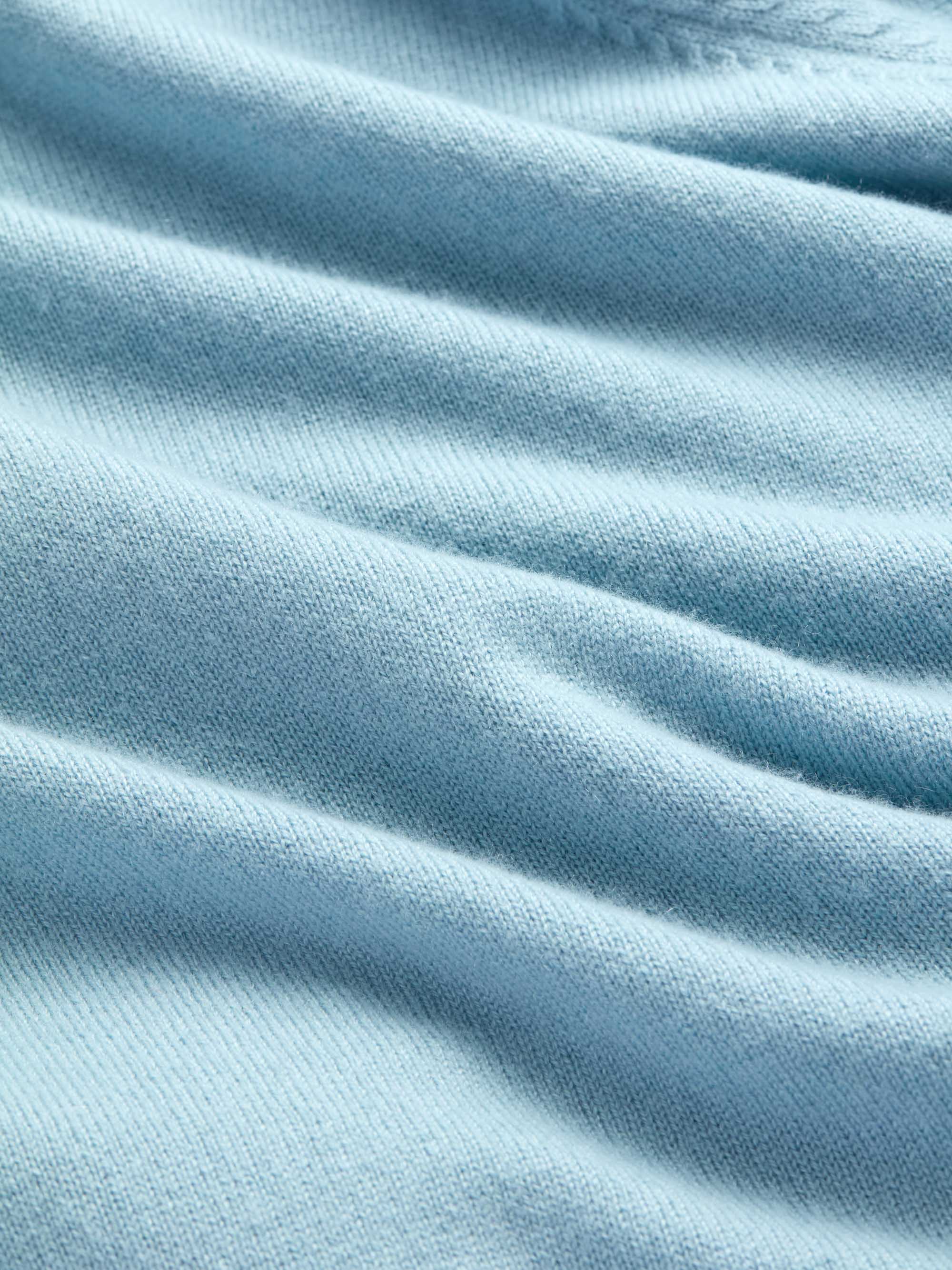 Men's Zip Up Hoodie Finley Cashmere Stone Blue - Image 6