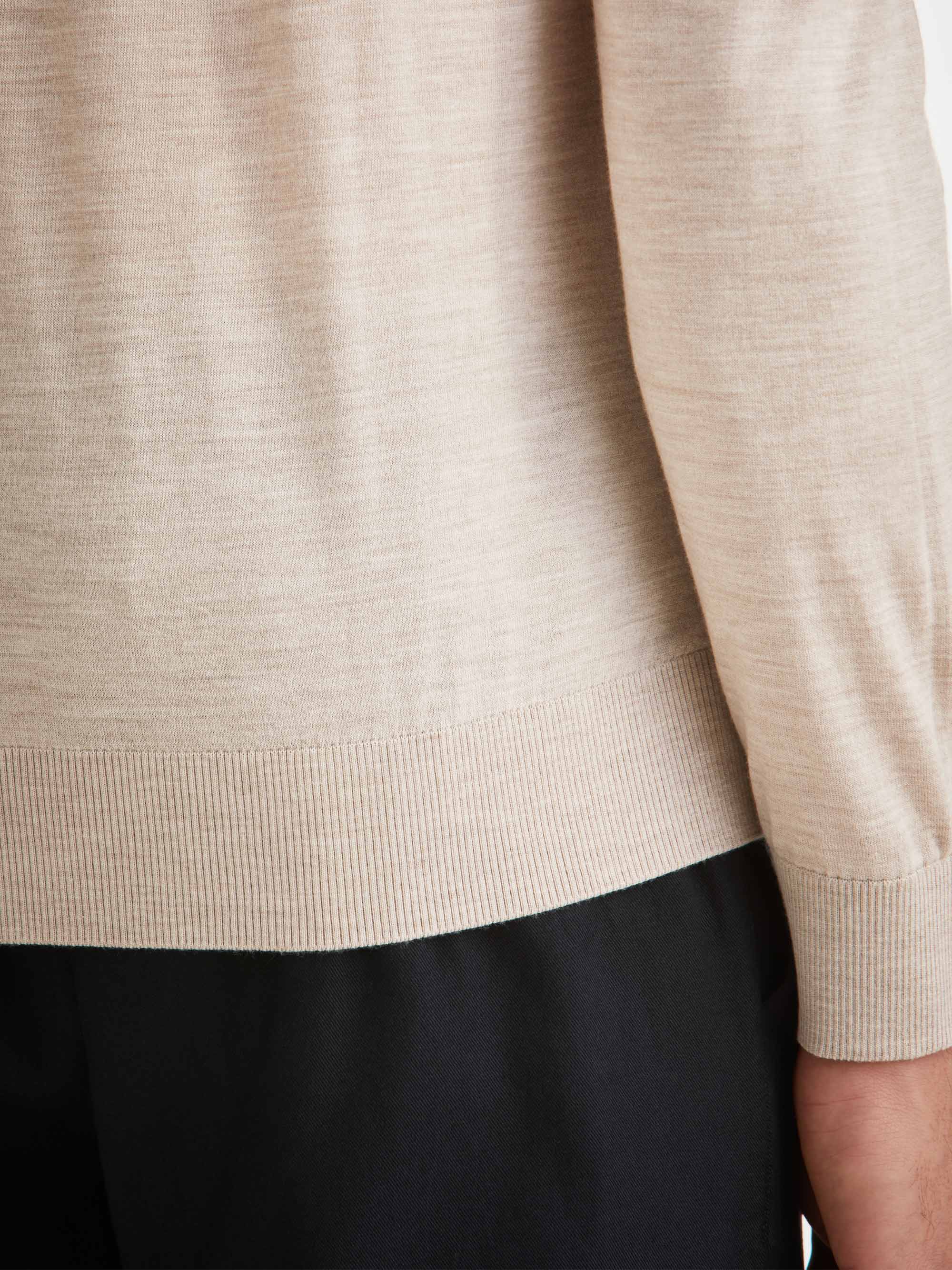Men's Pullover Hoodie Orson Merino Wool Oat - Image 4