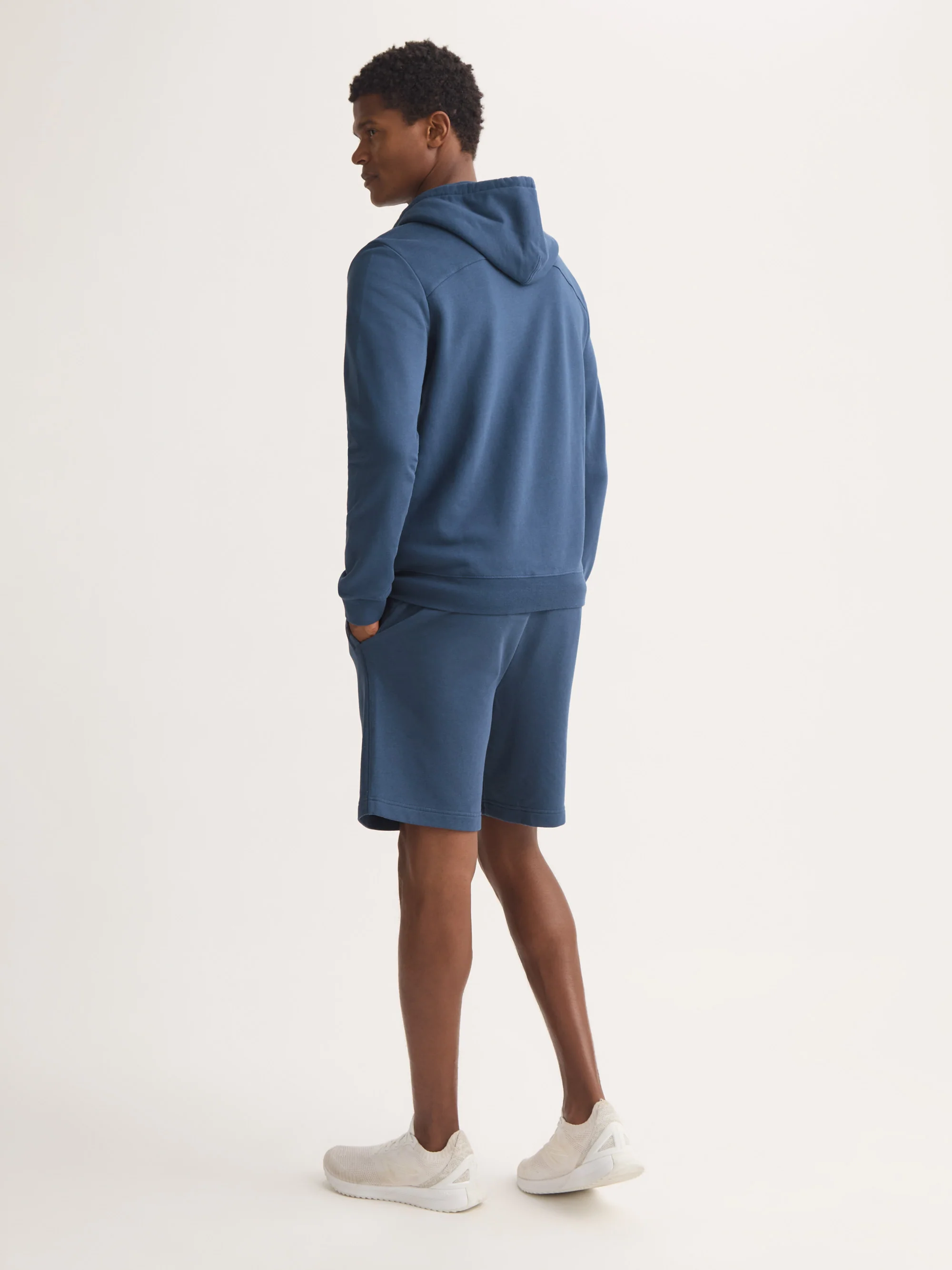 Men's Zip Up Hoodie Quinn Cotton Modal Denim - Image 4