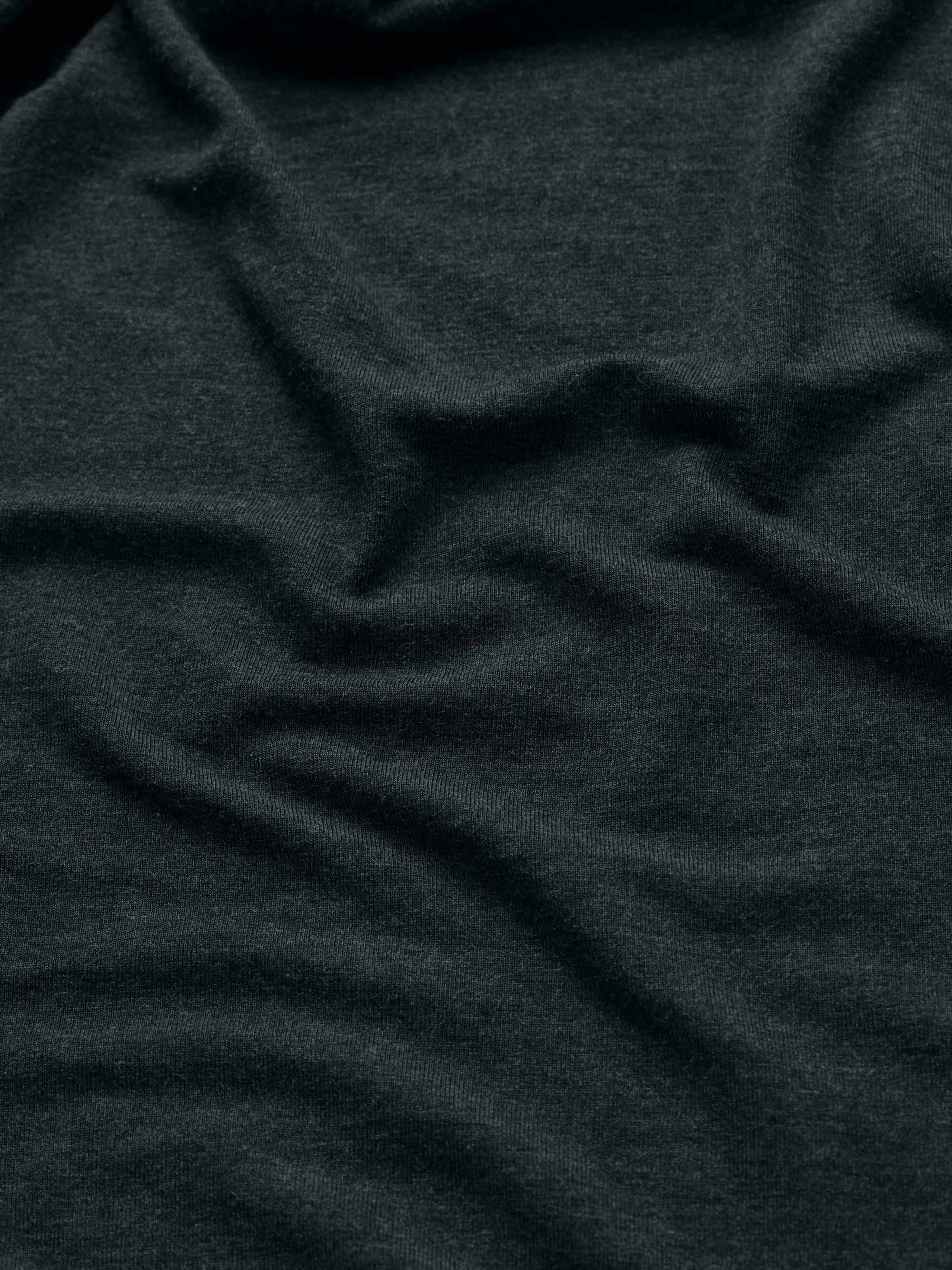 Men's Jersey Zip Up Hoodie Marlowe Micro Modal Anthracite - Image 8