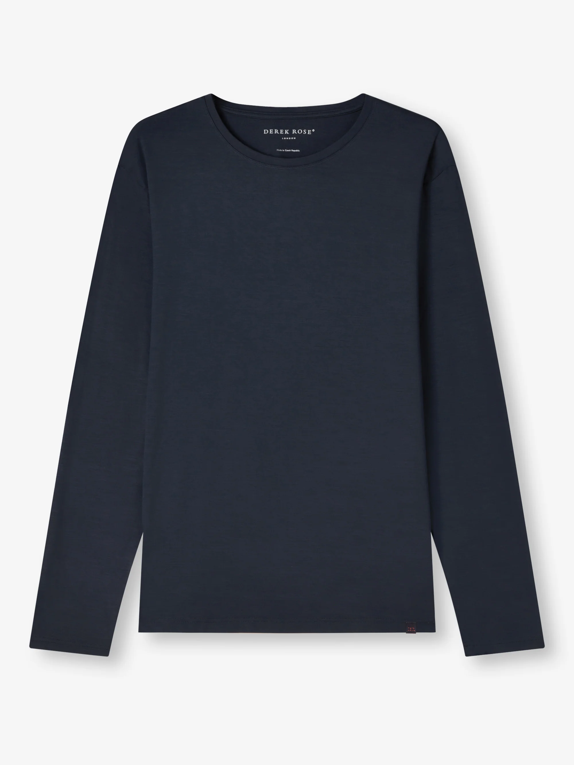 Men's Long Sleeve T-Shirt Basel Micro Modal Stretch Navy