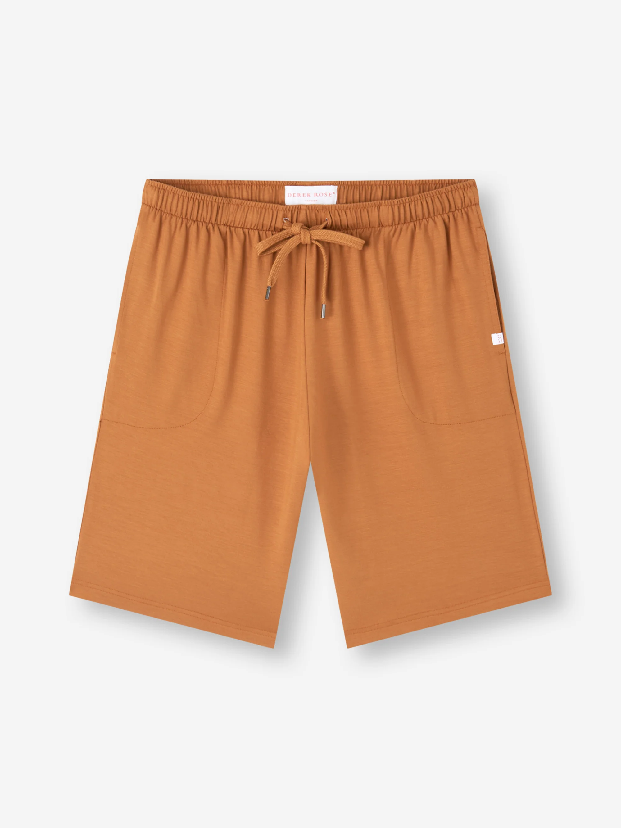 Men's Lounge Shorts Basel Micro Modal Stretch Brick Orange