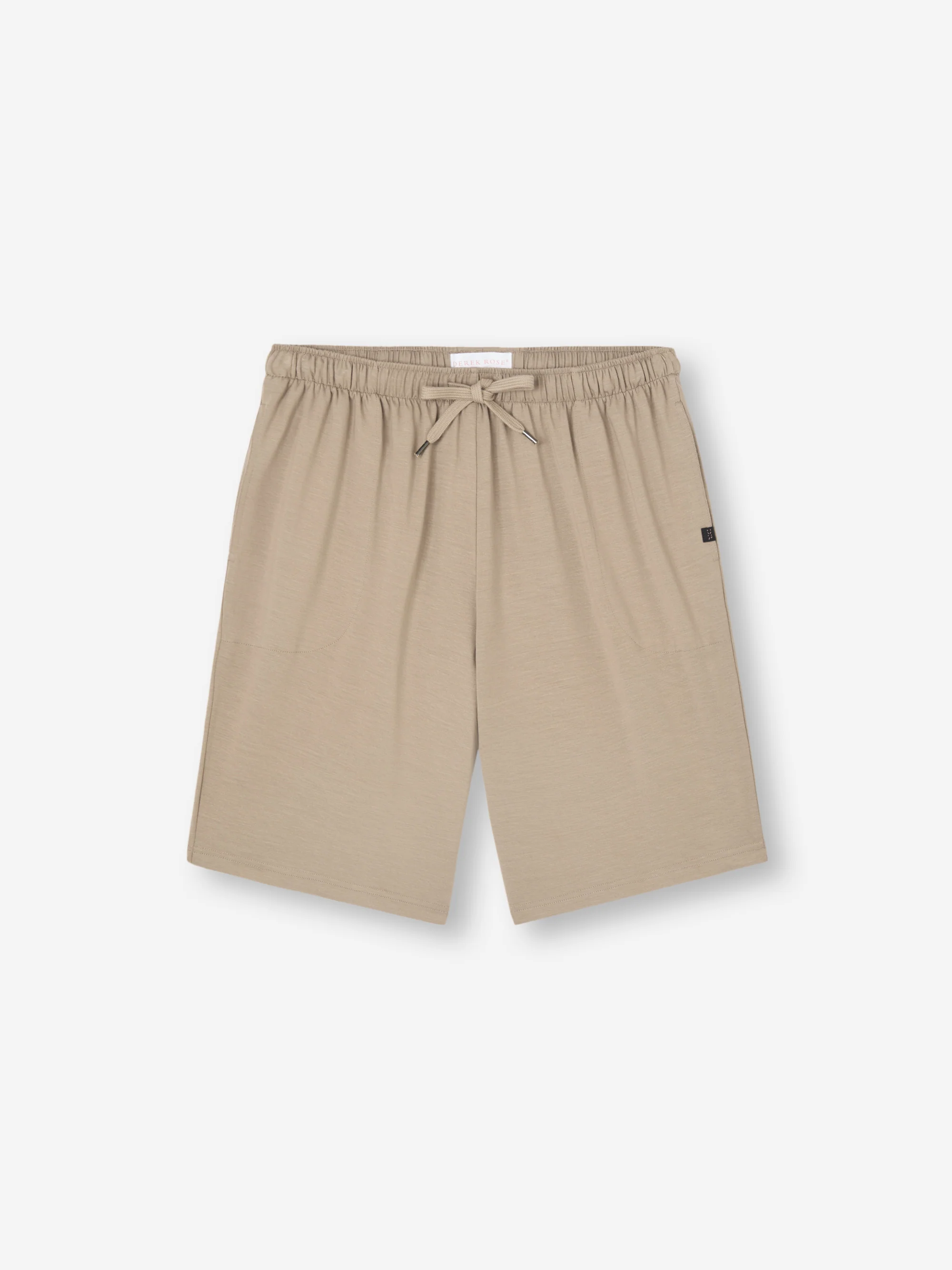Men's Lounge Shorts Basel Micro Modal Stretch Taupe - Image 4