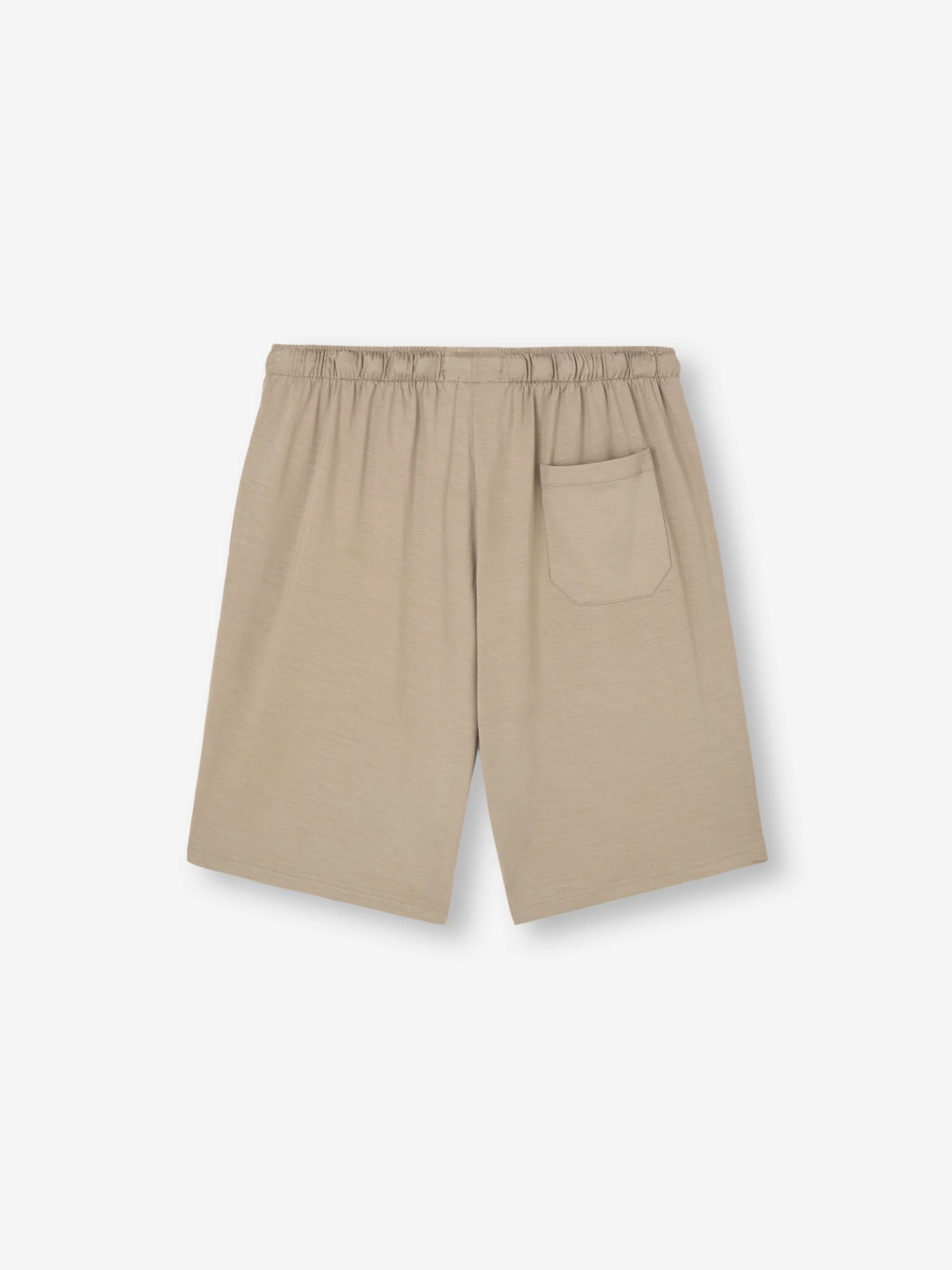 Men's Lounge Shorts Basel Micro Modal Stretch Taupe - Image 5