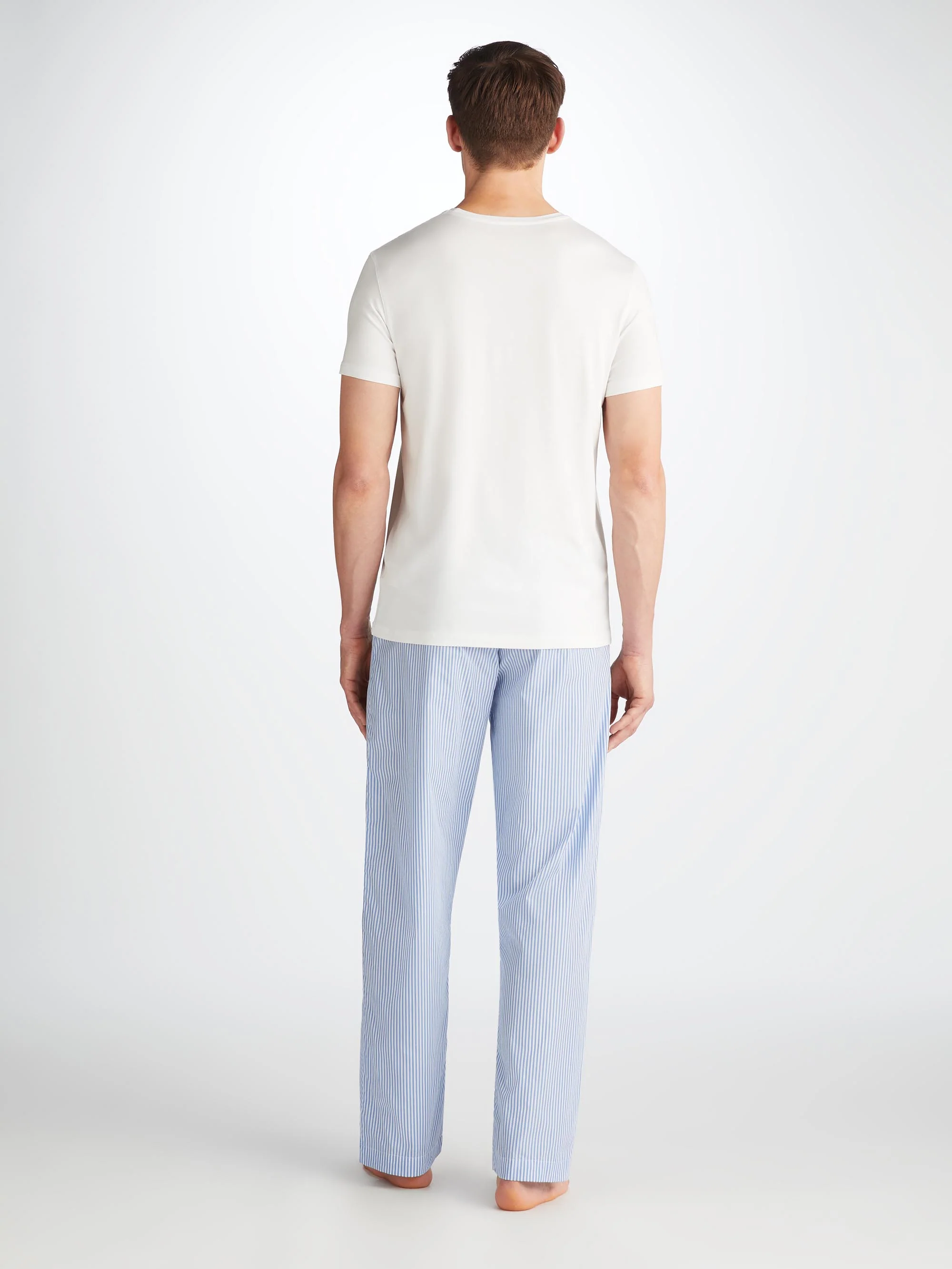 Men's Lounge Trousers James Cotton Blue - Image 4
