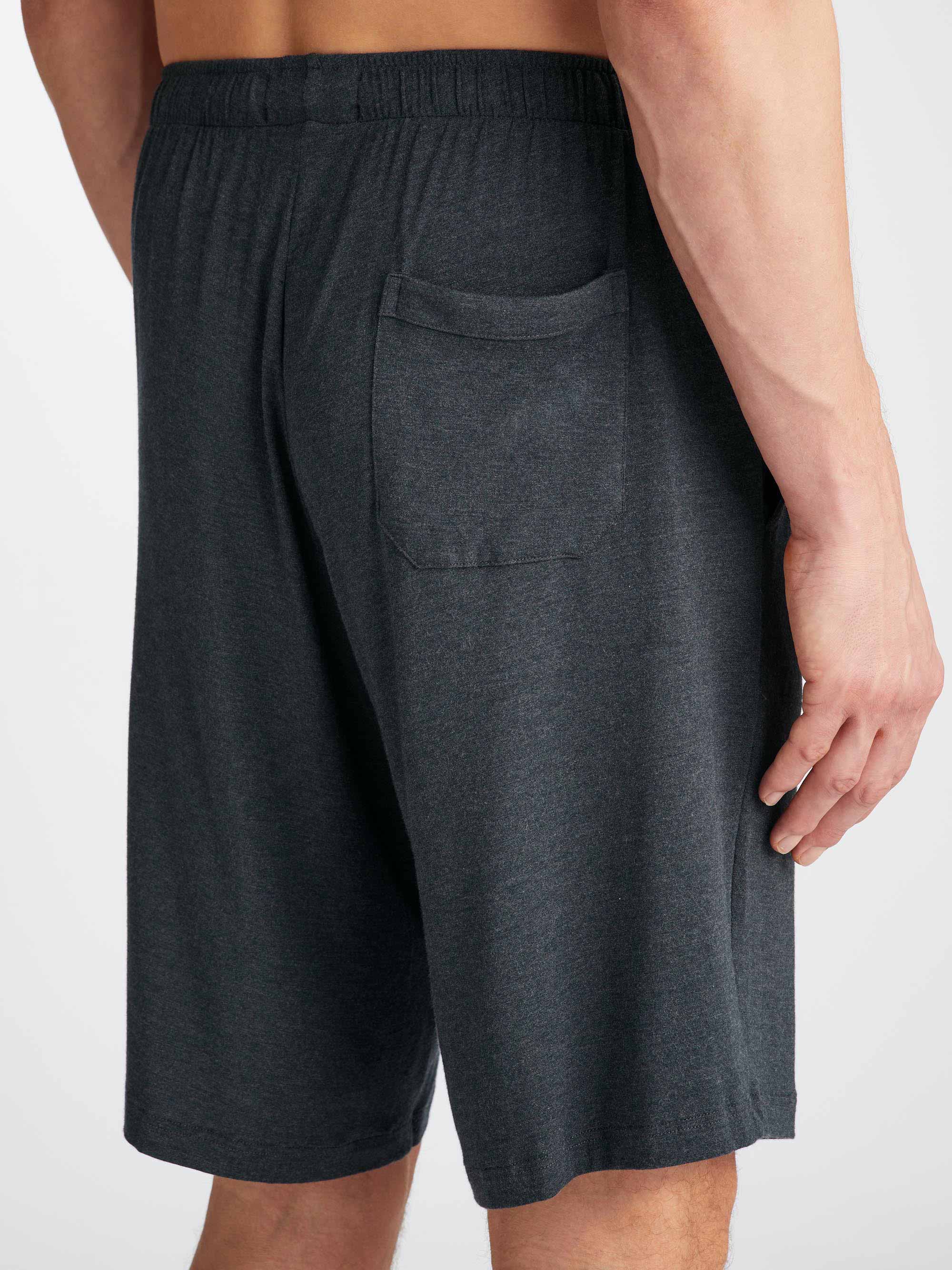 Men's Marlowe T-Shirt and Lounge Shorts Anthracite Set - Image 6