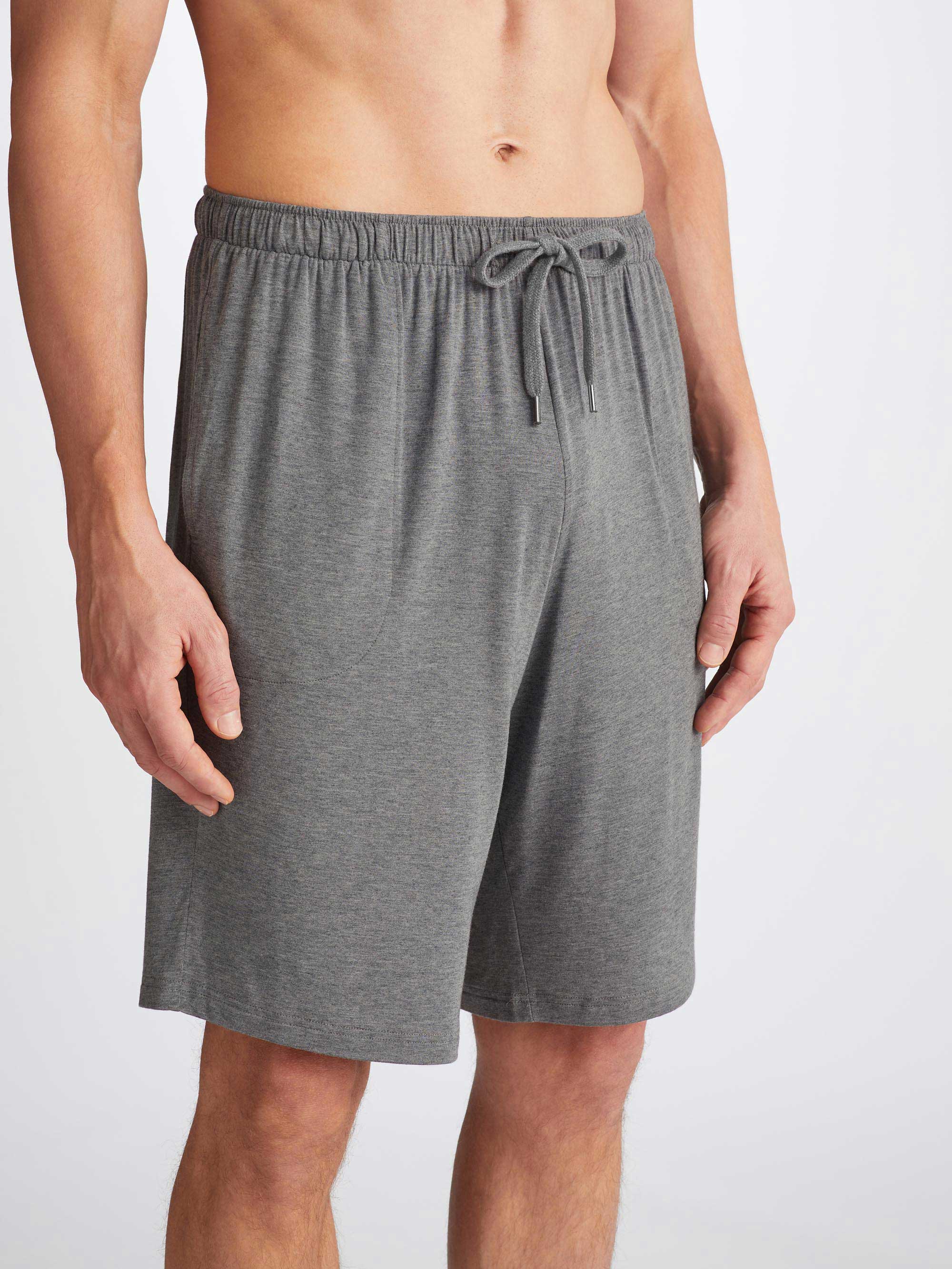 Men's Marlowe T-Shirt and Lounge Shorts Charcoal Set - Image 4