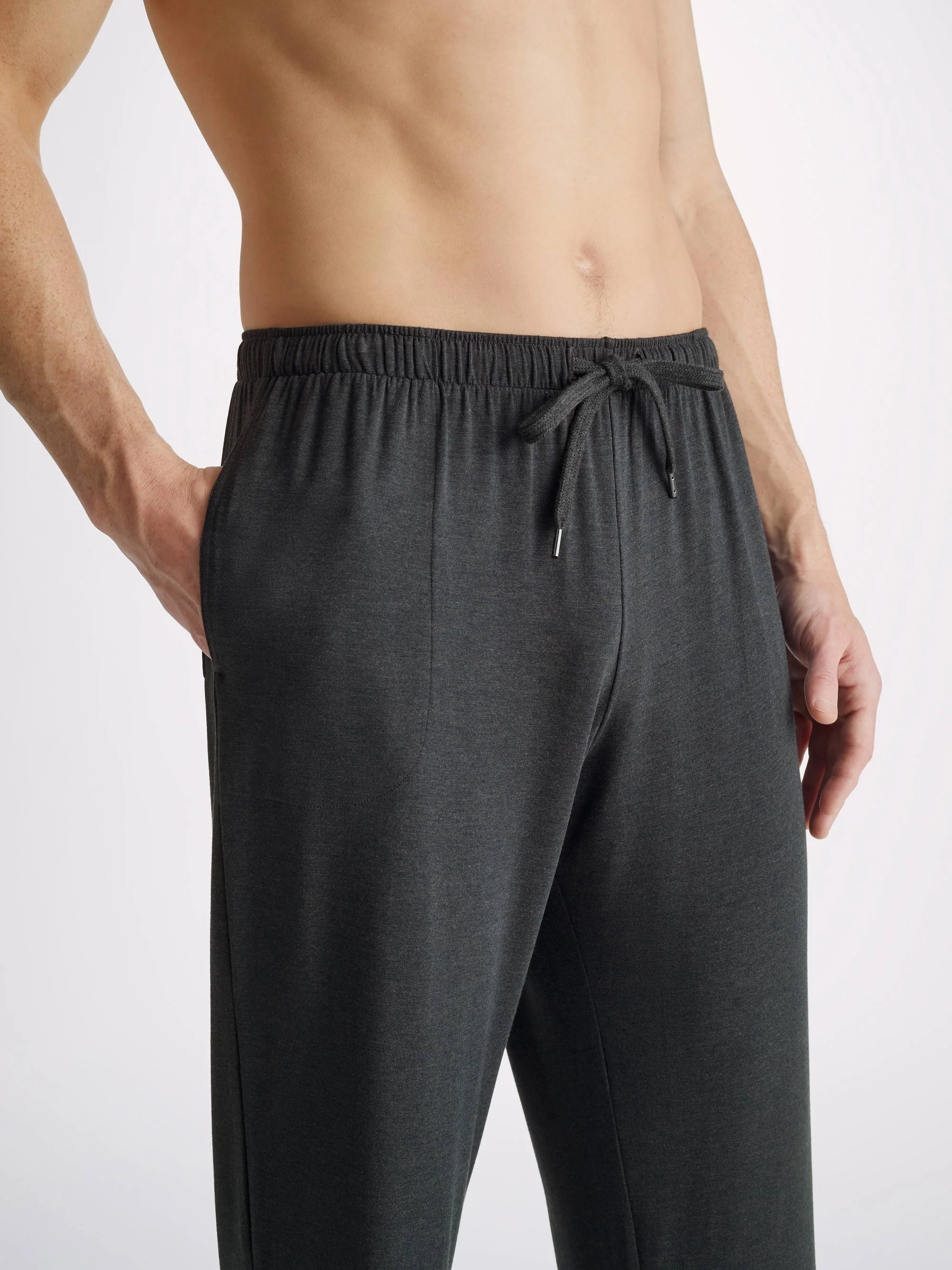 Men's Marlowe T-Shirt and Lounge Trousers Anthracite Set - Image 5
