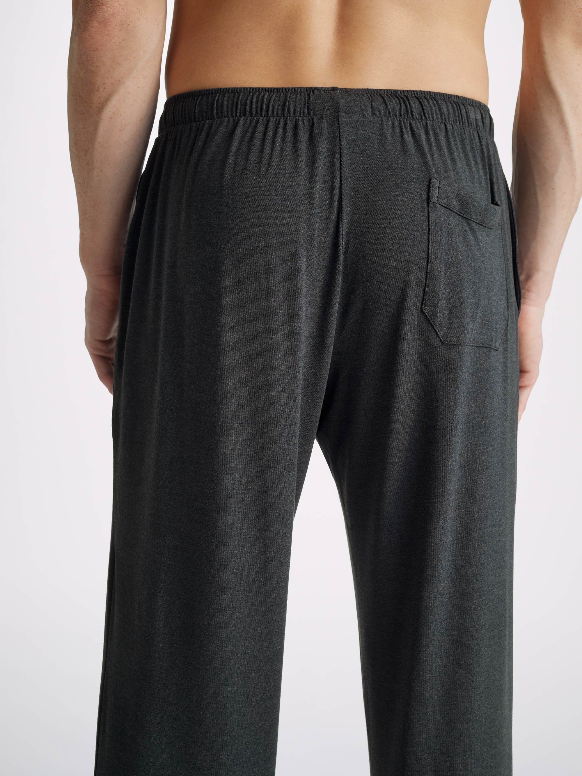 Men's Marlowe T-Shirt and Lounge Trousers Anthracite Set - Image 7