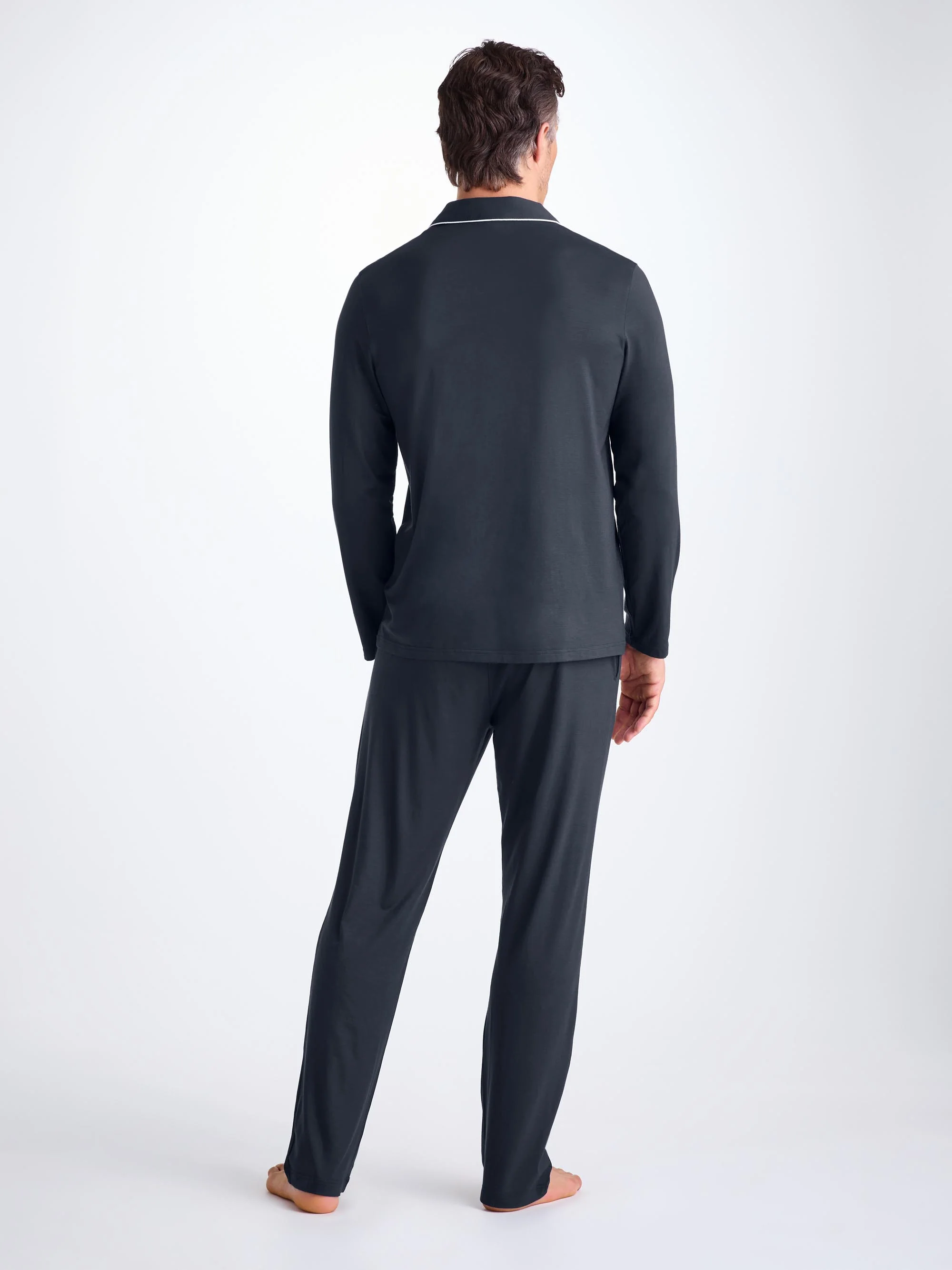 Men's Pyjamas Basel Micro Modal Stretch Navy - Image 3