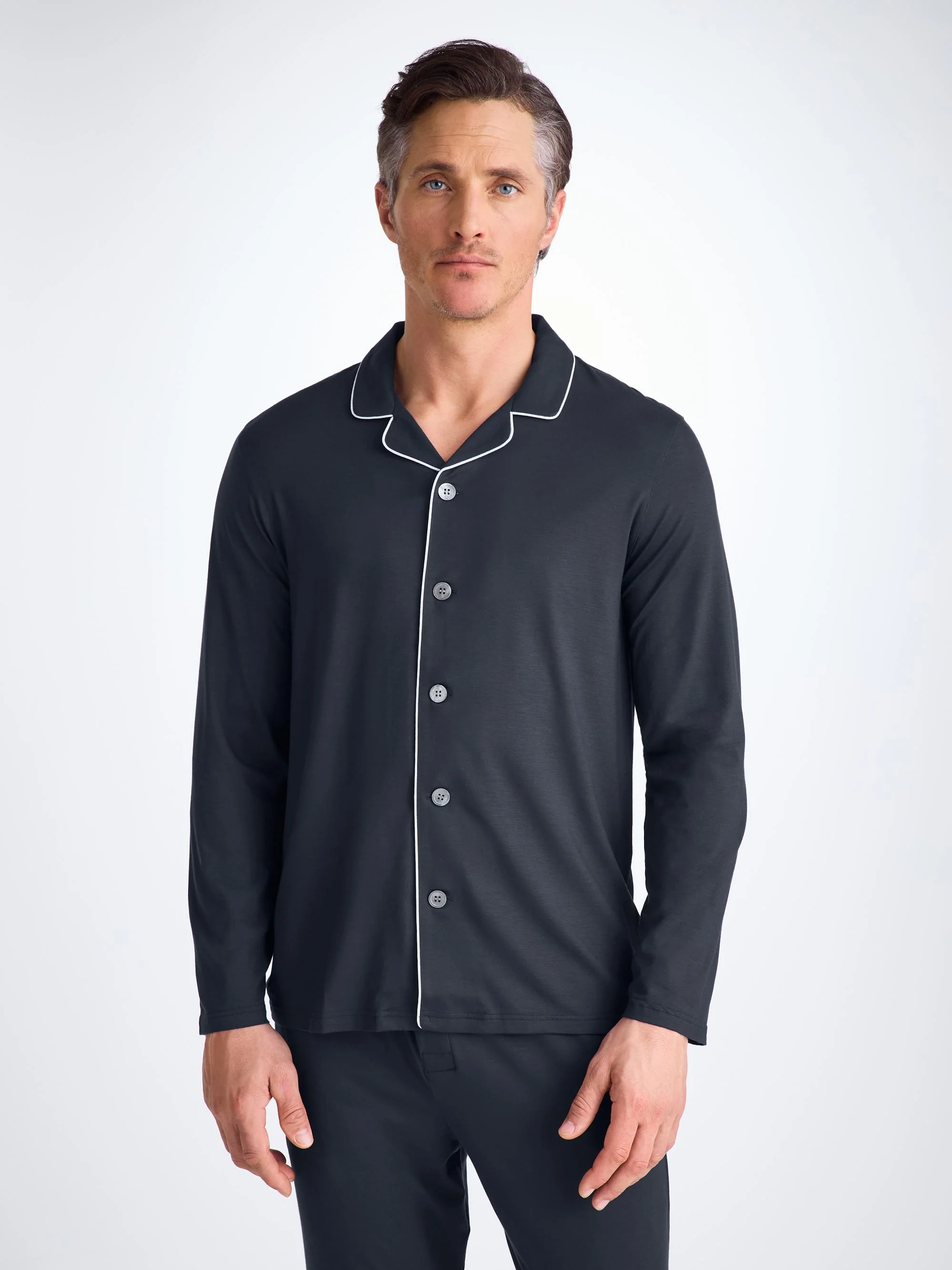 Men's Pyjamas Basel Micro Modal Stretch Navy - Image 4