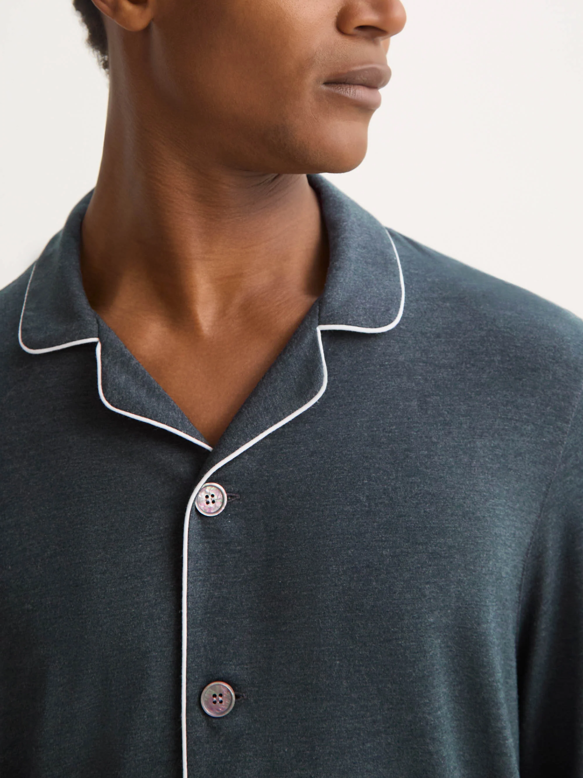 Men's Pyjamas Marlowe Micro Modal Stretch Anthracite - Image 4