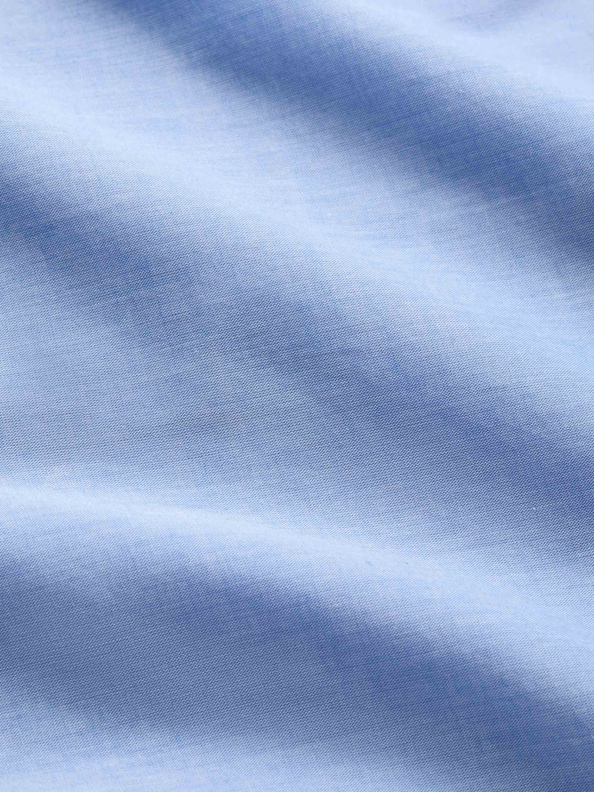 Men's Nightshirt Amalfi Cotton Batiste Blue  - Image 8