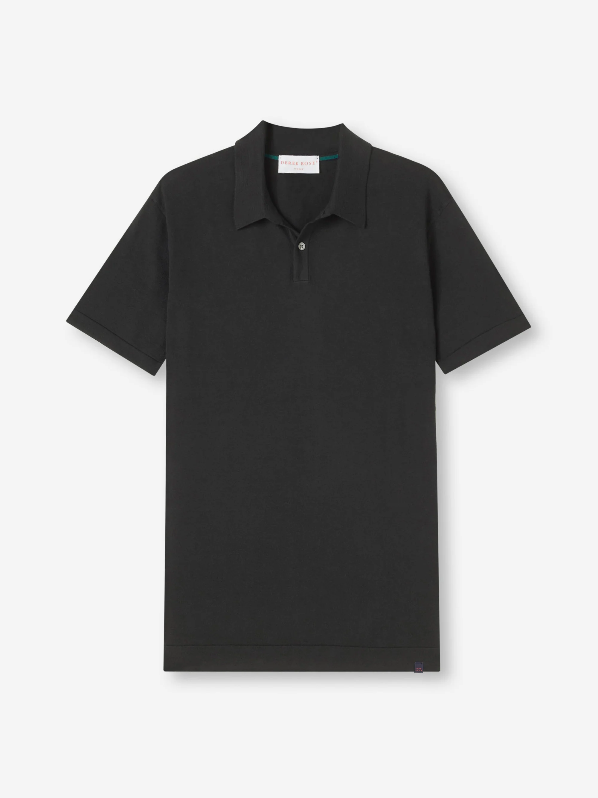 Men's Polo Shirt Jacob Sea Island Cotton Black